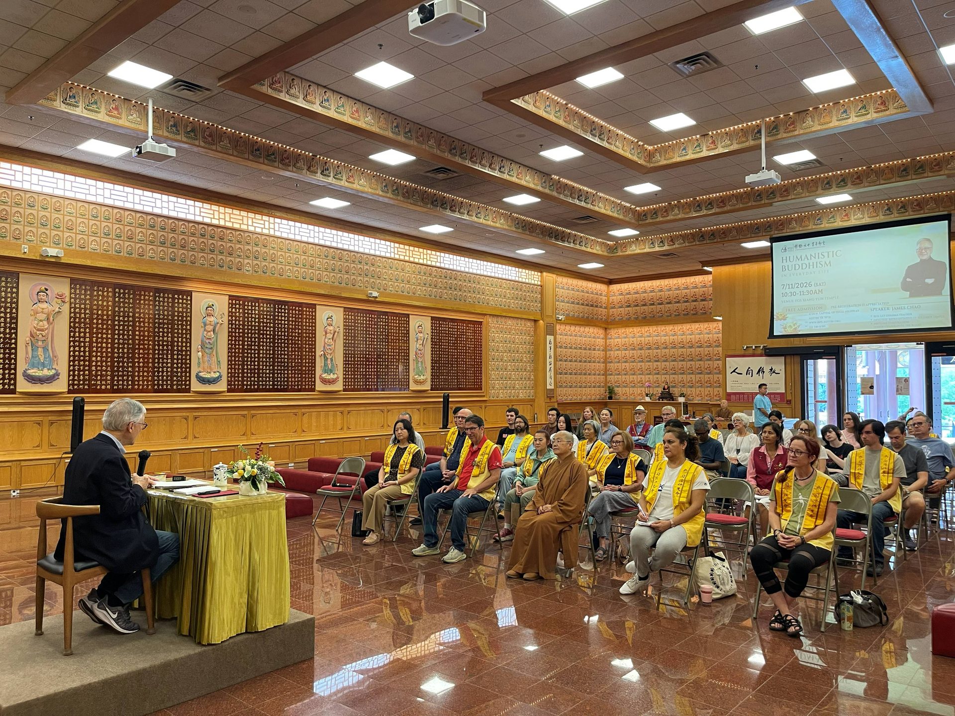Austin Xiang Yun Temple Hosts Buddhist Lecture