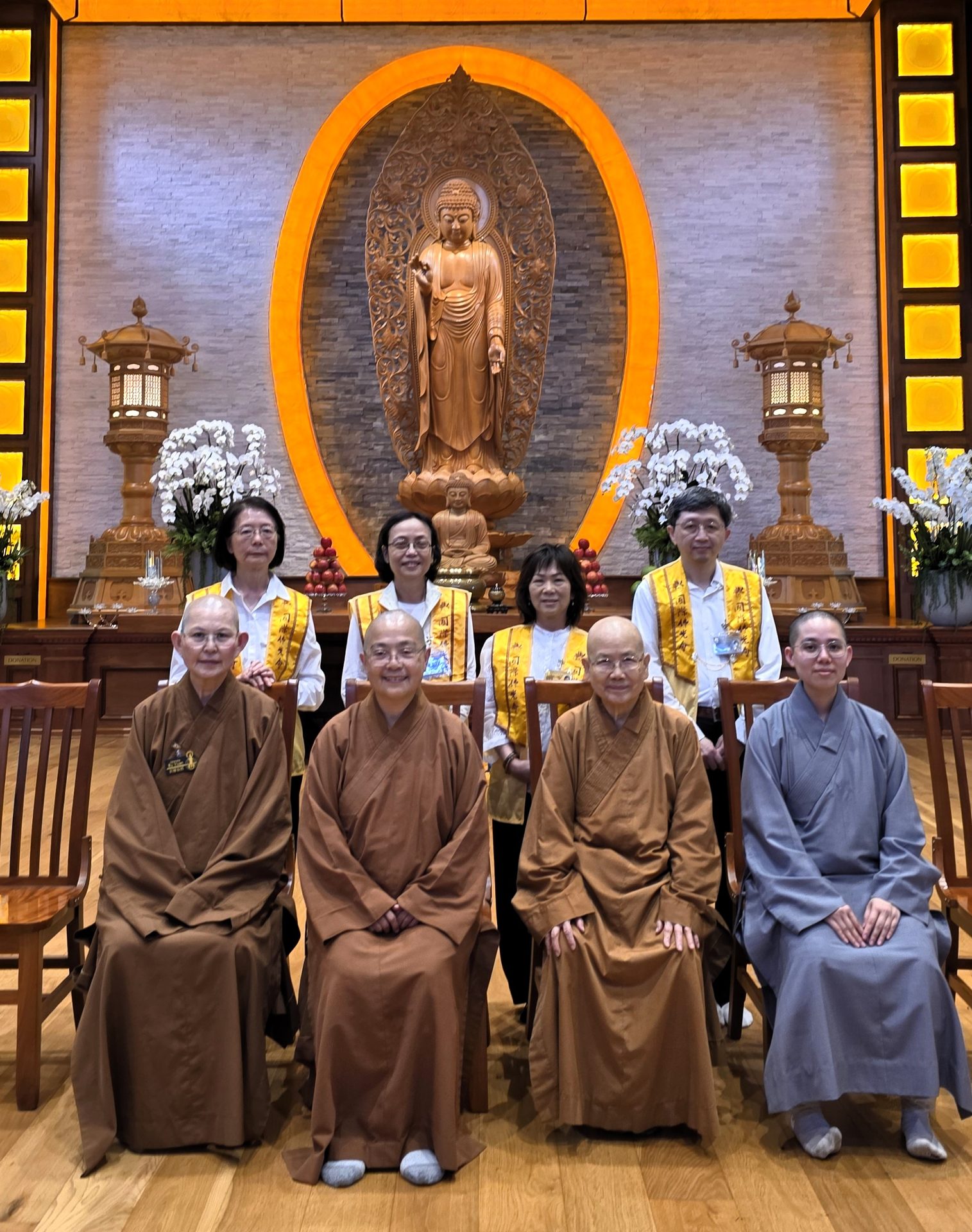 Xiang Yun Temple of Austin Attends 25th Anniversary Celebration of Sister Temple