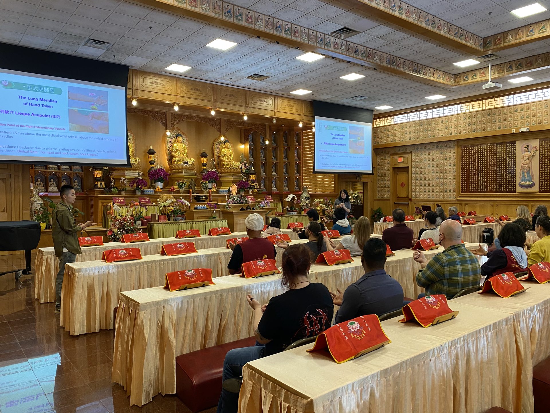 Xiangyun Temple in Austin Hosts Third Health Lecture