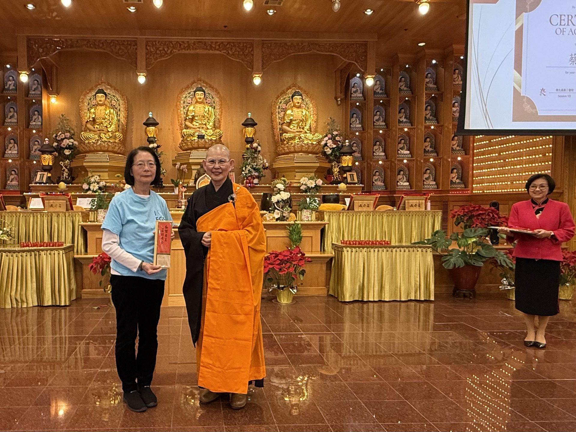 Completion Ceremony of the 7th Term of Fo Guang Austin Academy