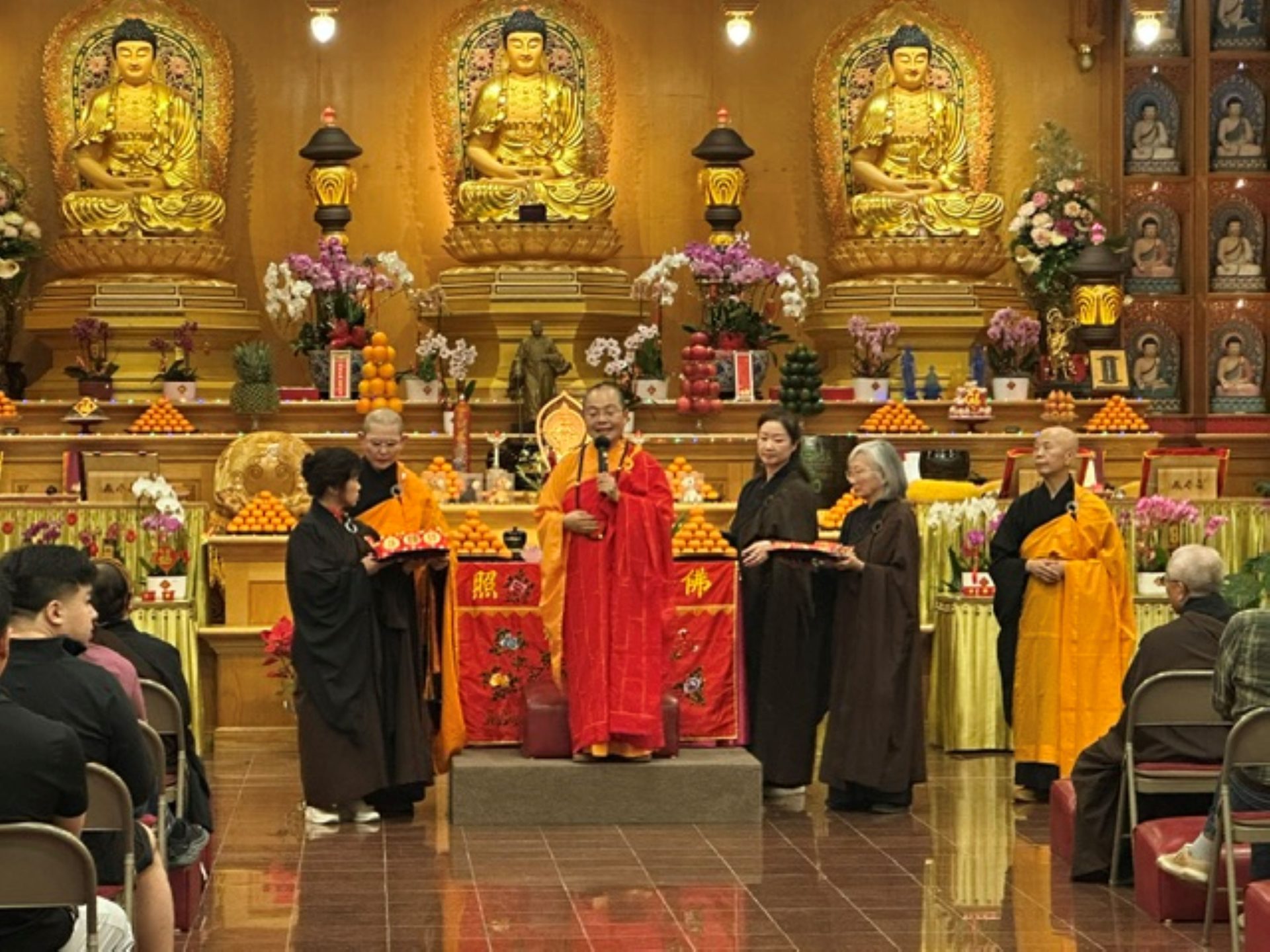 Xiang Yun Temple Community Potluck and Welcoming the Lunar New Year Together