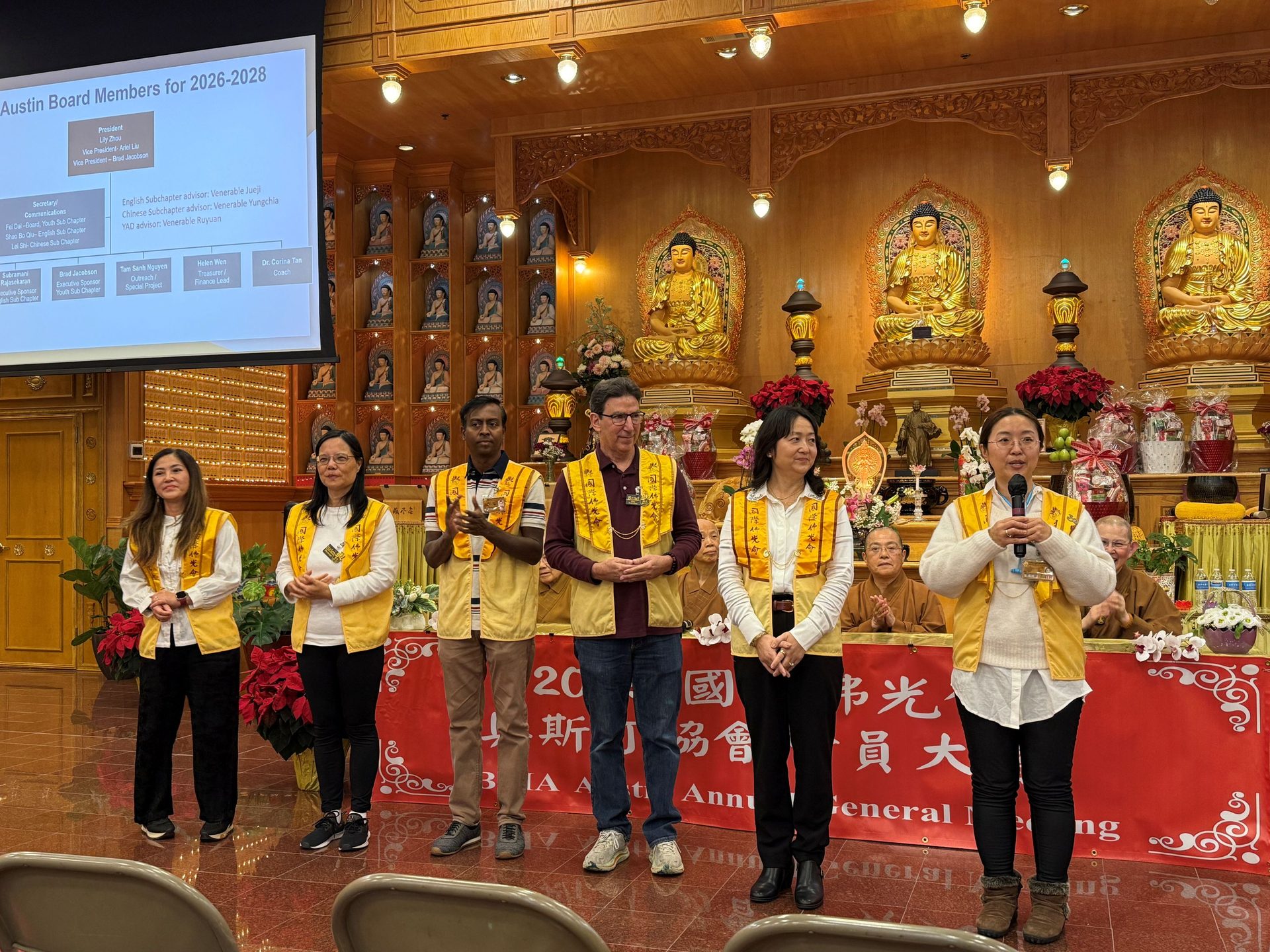Austin Fo Guang Shan Holds Annual Membership Meeting and Successfully Completes Election of President and Board Members