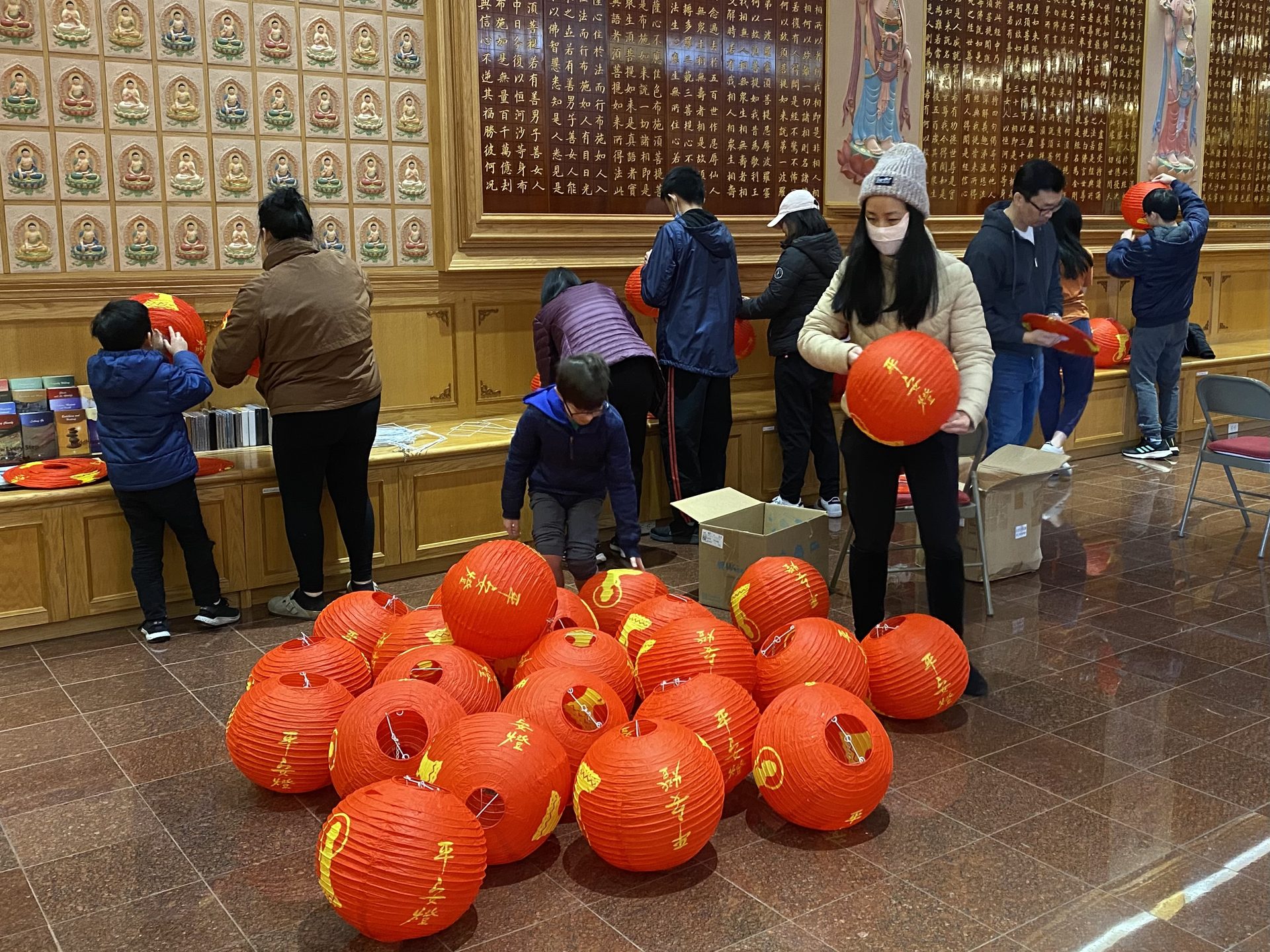 奧斯汀香雲寺除舊佈新 迎新春