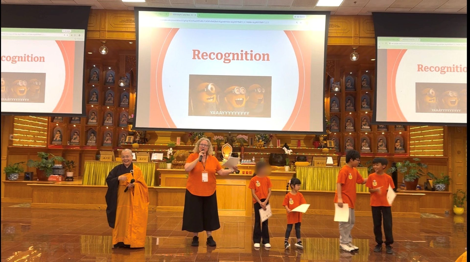 Xiangyun Temple "Three Acts of Goodness Children's Kung Fu Summer Camp" Holds Closing Ceremony and Showcase
