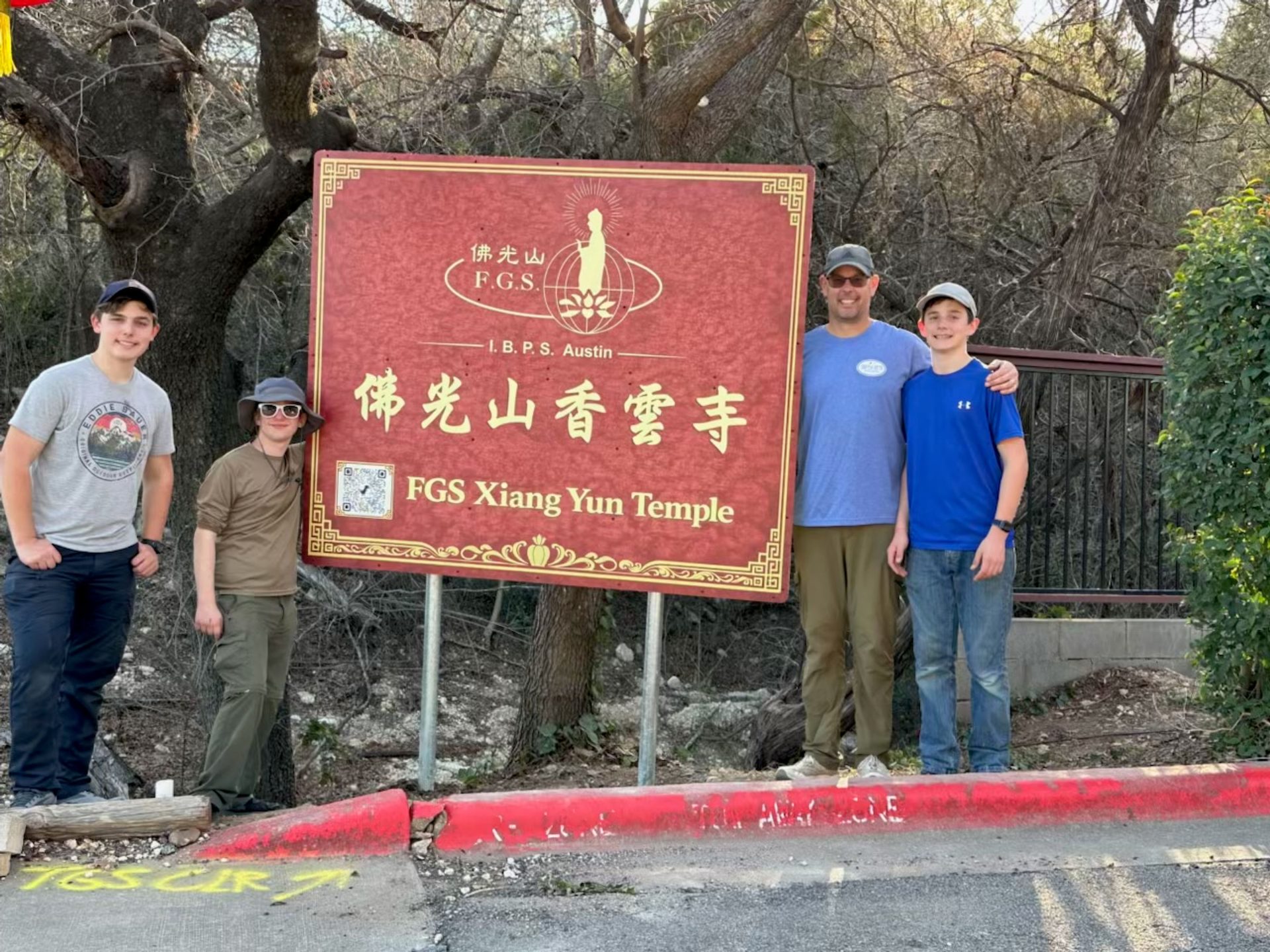 Xiangyun Temple Signage Upgrade Project Successfully Completed by Eagle Scout Service Team