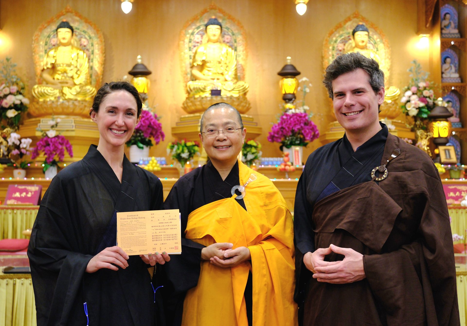 Xiang Yun Temple English Dharma Gathering Welcomes Many to Take Refuge in Buddhism