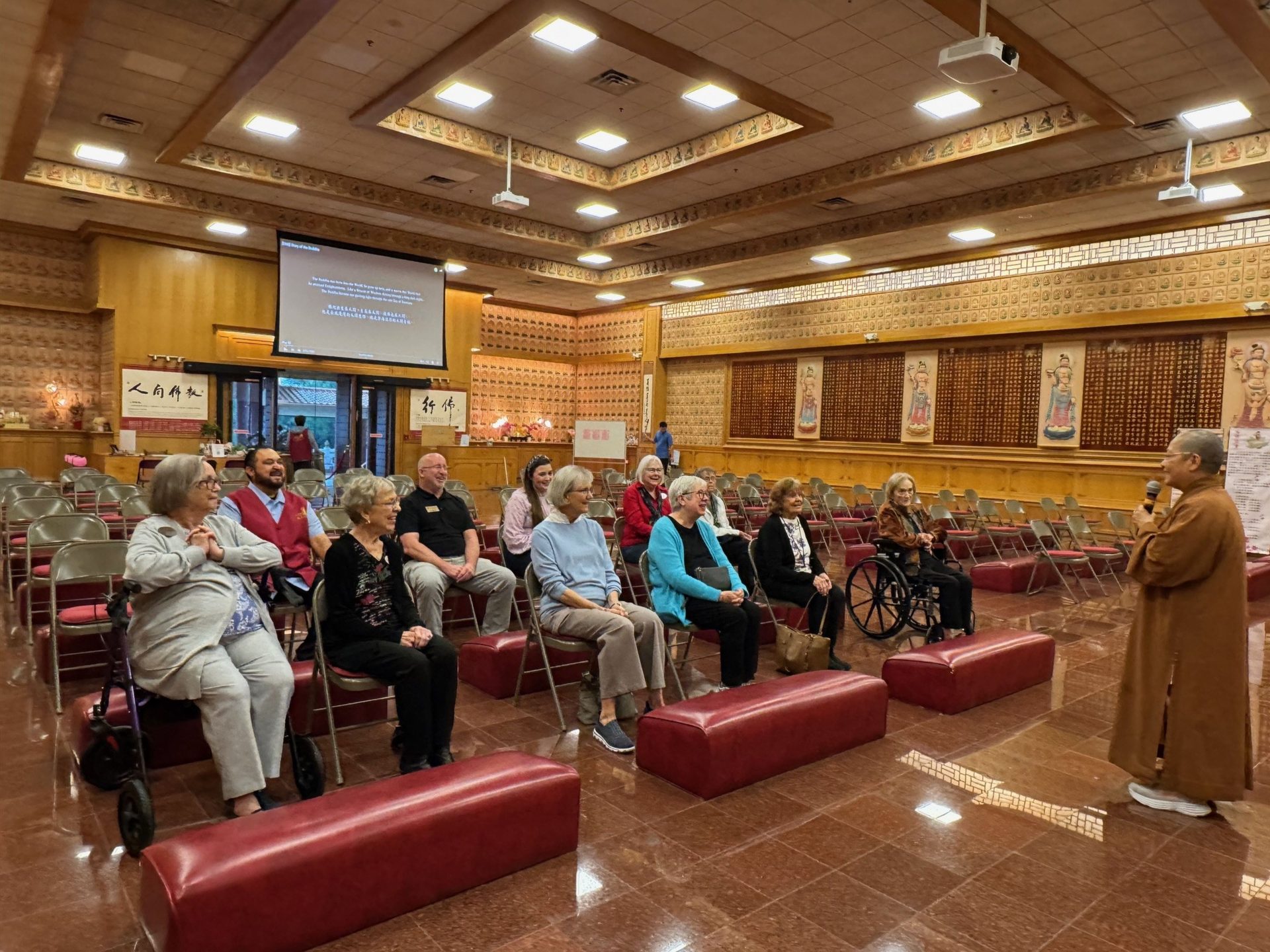 Hacienda Senior Living Home Residents Visit Xiang Yun Temple