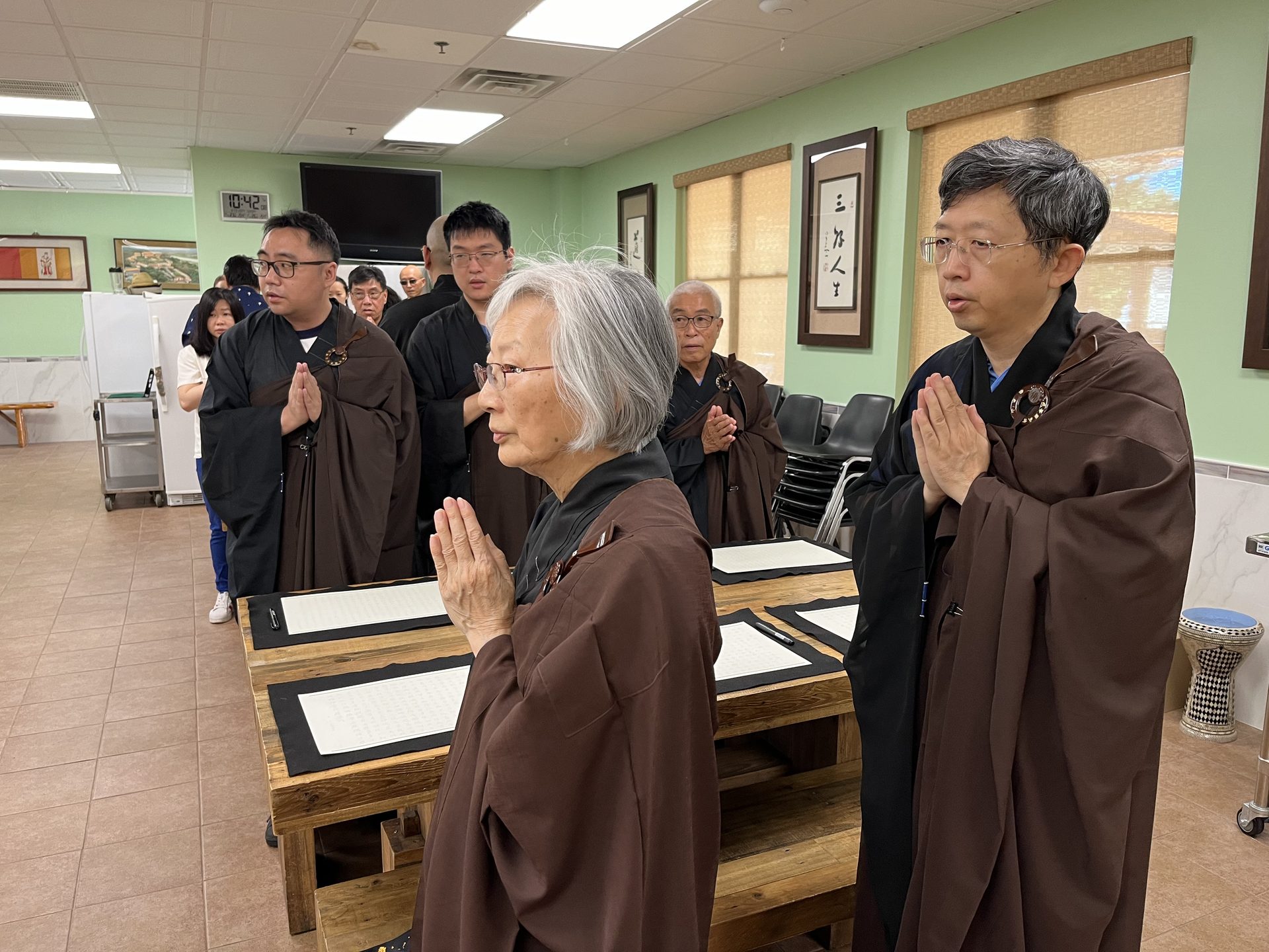 Transcribing Sutras for Merit Dedication Dharma Assembly at Xiang Yun Temple