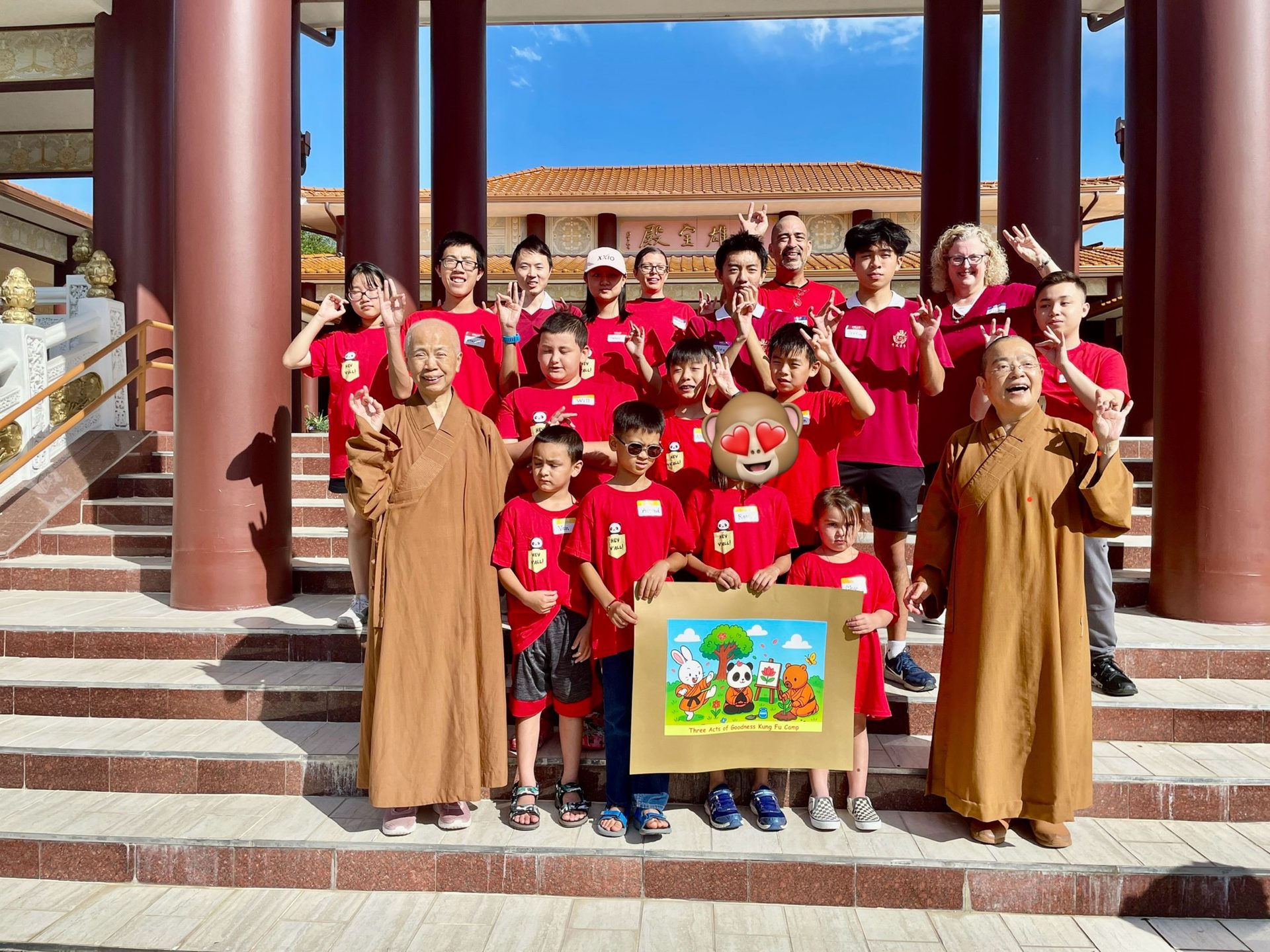 Xiang Yun Temple “Three Acts of Goodness” Children’s Kung Fu Summer Camp Opens