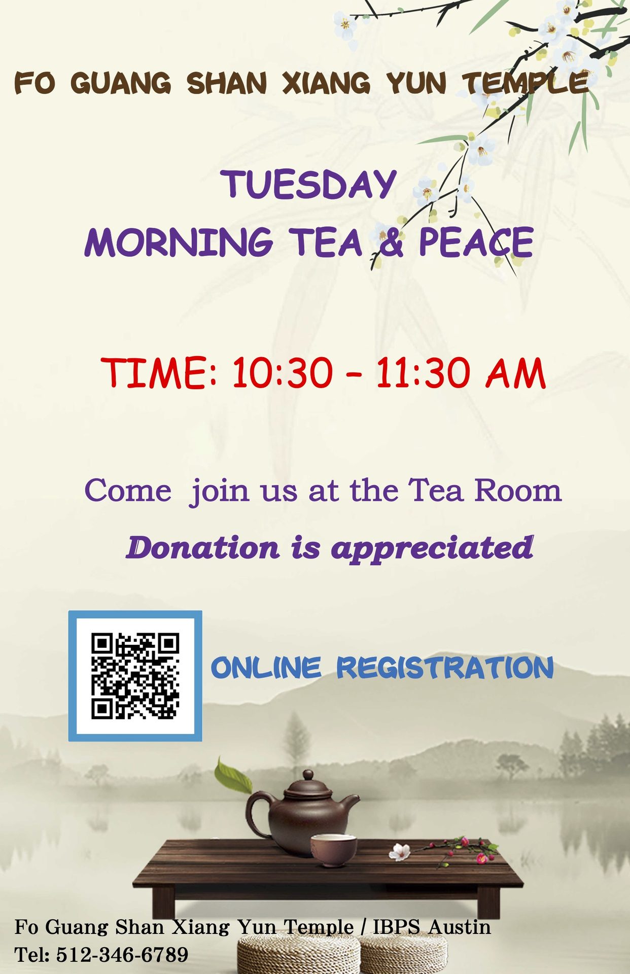 Morning Tea & Peace