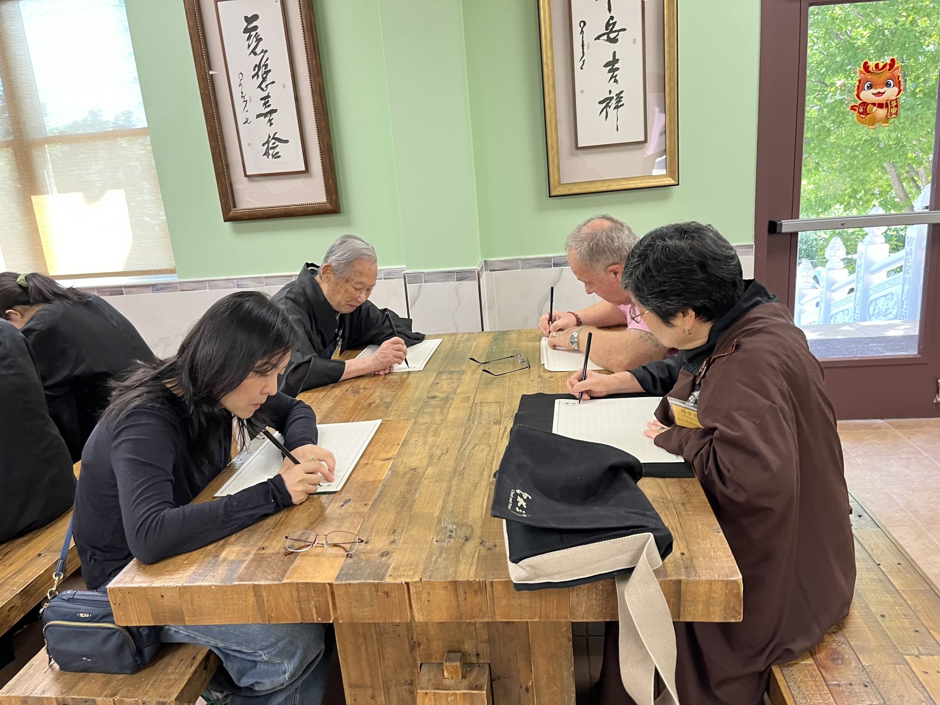 Transcribing Sutras for Merit Dedication Dharma Assembly at Xiang Yun Temple