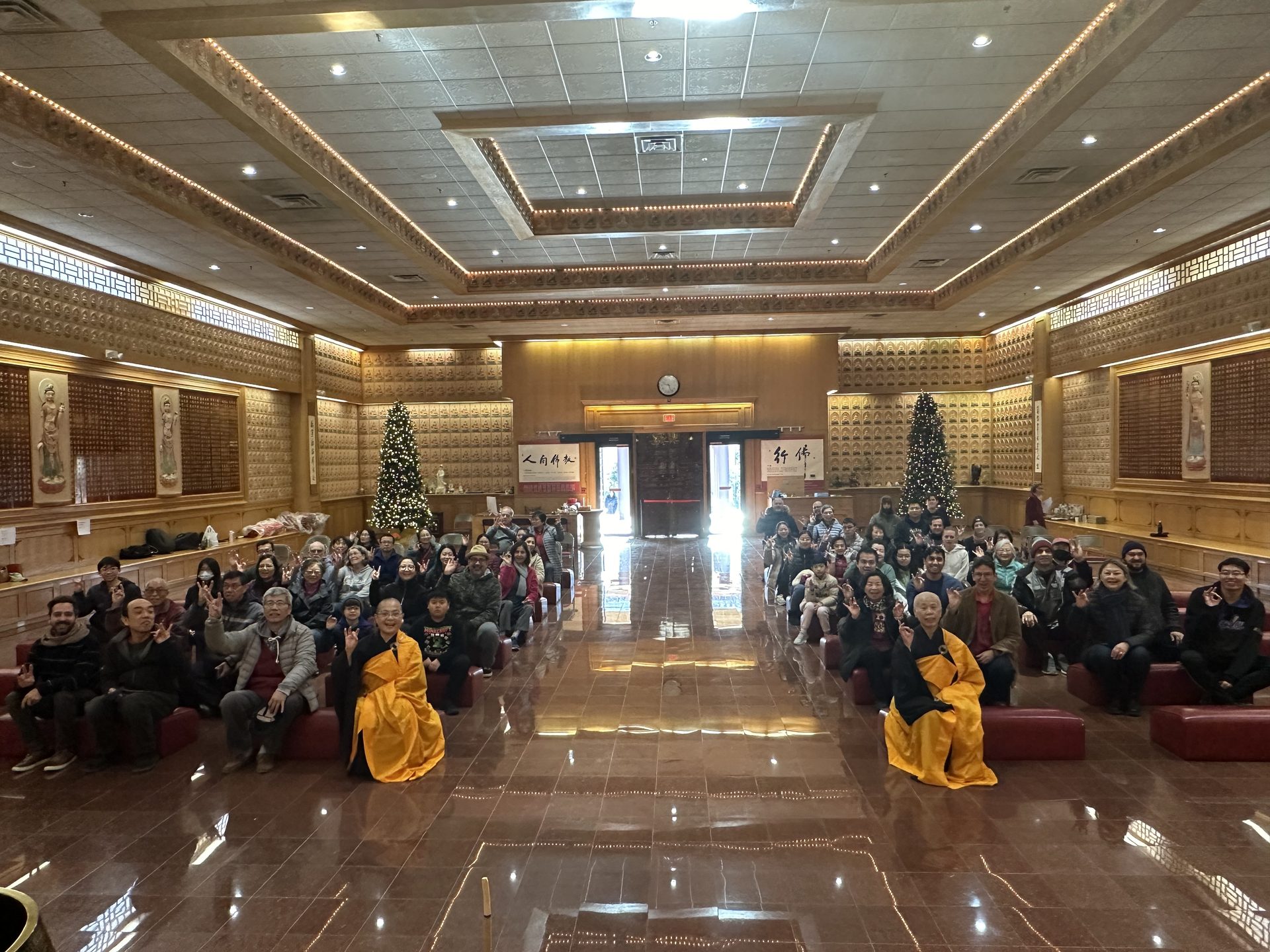奧斯汀香雲寺除舊佈新 迎新春
