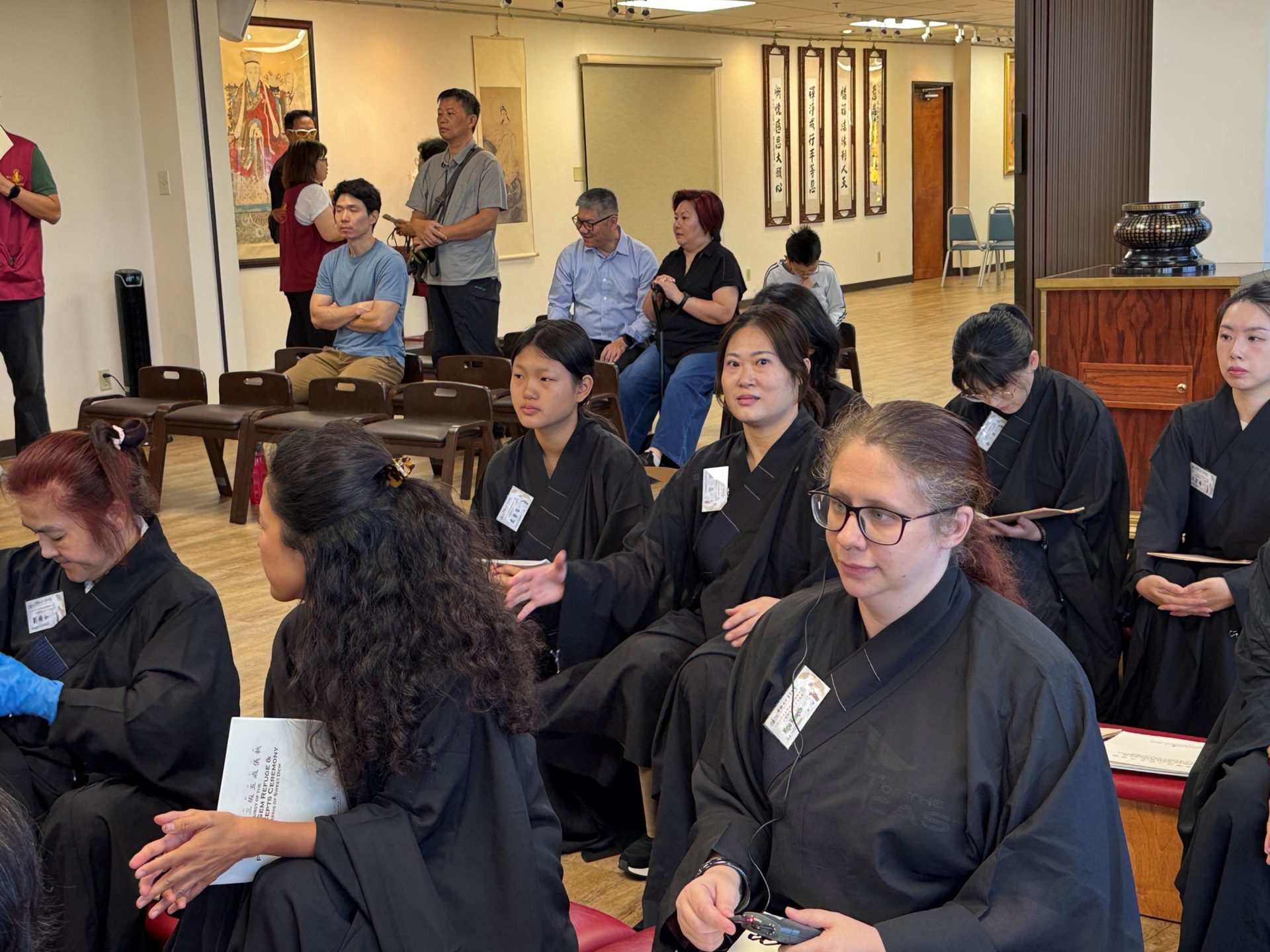 Austin Xiang Yun Temple Devotees Travel to Dallas to Take Precepts and Find Inner Peace at Venerable Hui Kai's Lecture