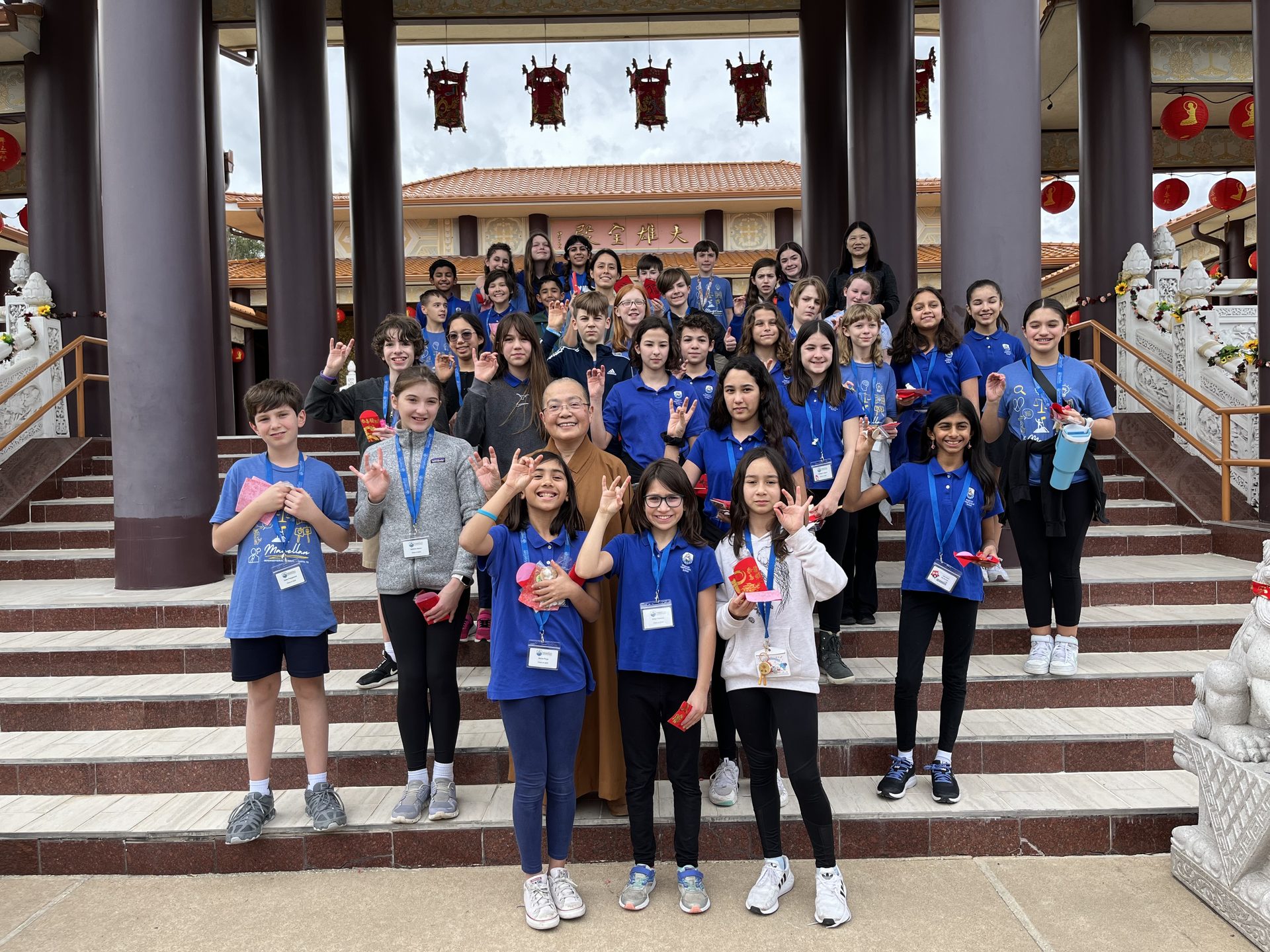Magellan International School’s Visit to Xiang Yun Temple