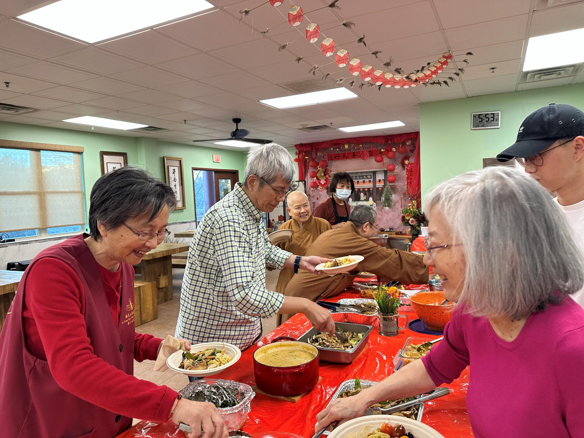 Xiang Yun Temple Community Potluck and Welcoming the Lunar New Year Together