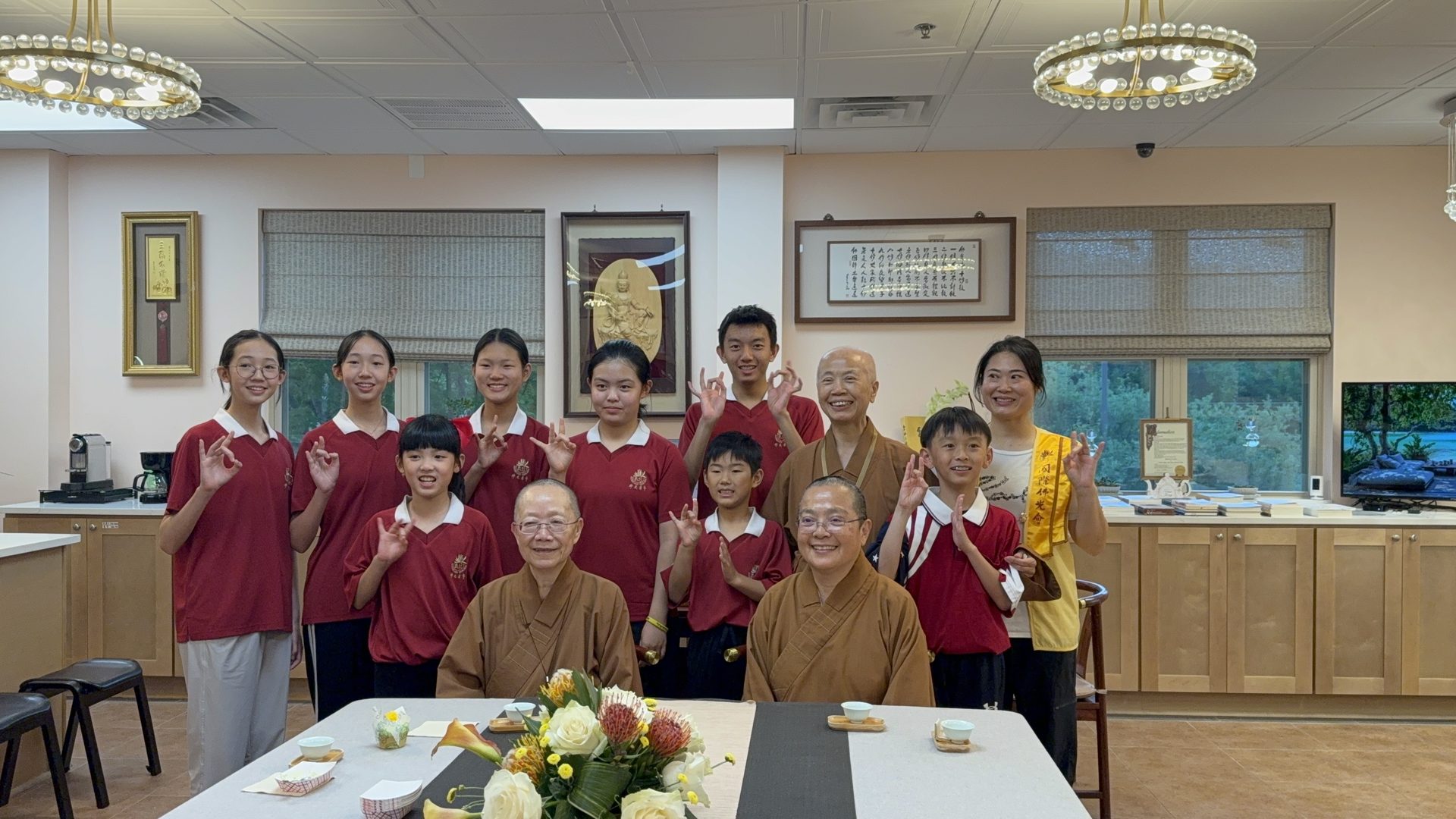 North America Fellowship Guests Visit Xiang Yun Temple