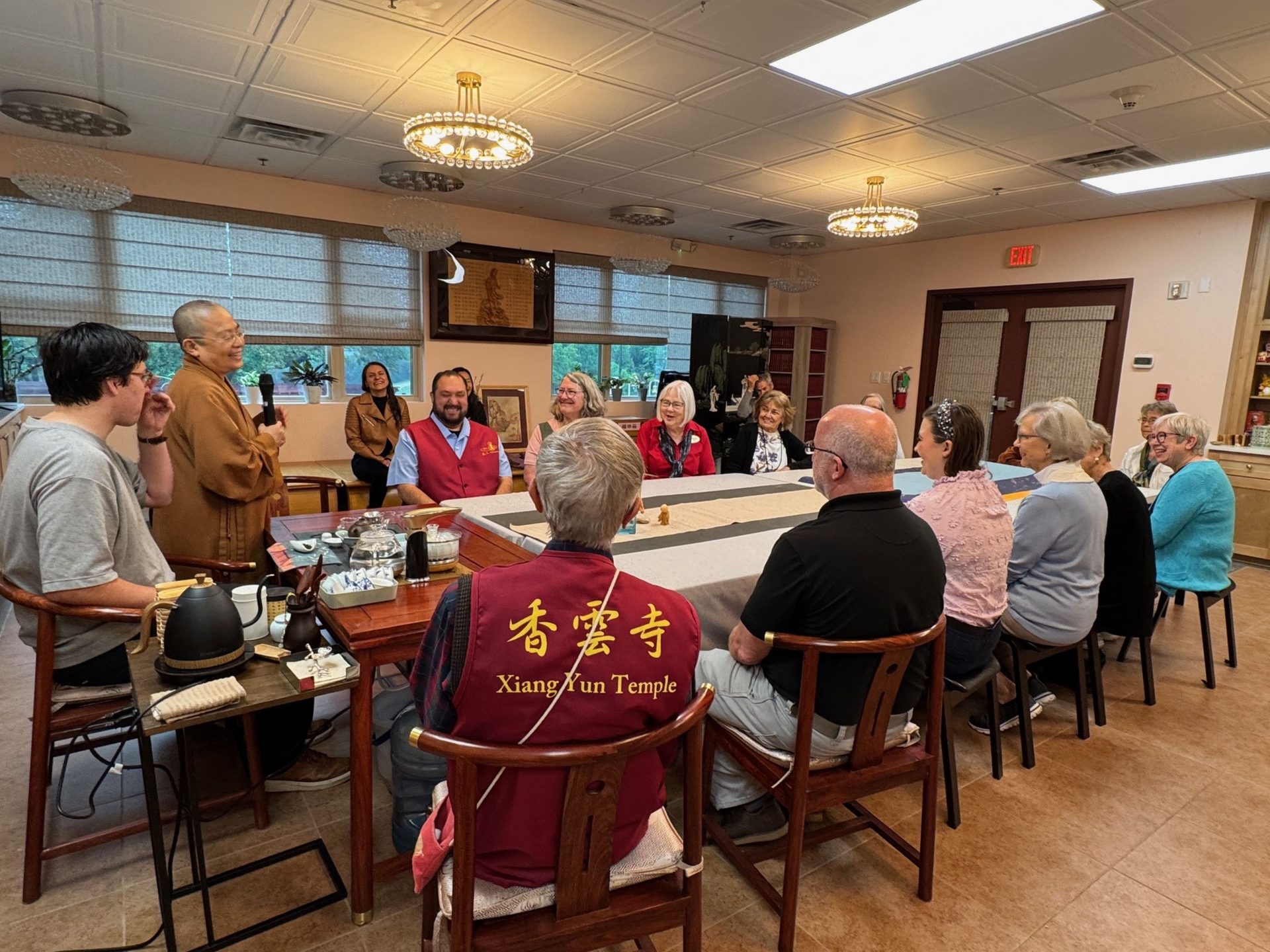 Hacienda Senior Living Home Residents Visit Xiang Yun Temple