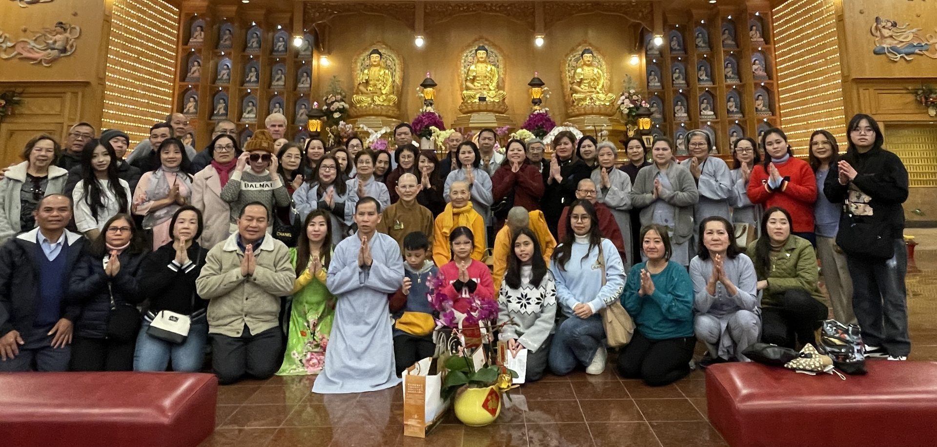 Vietnamese Jade Peace Temple in Houston Visited Xiang Yun Temple