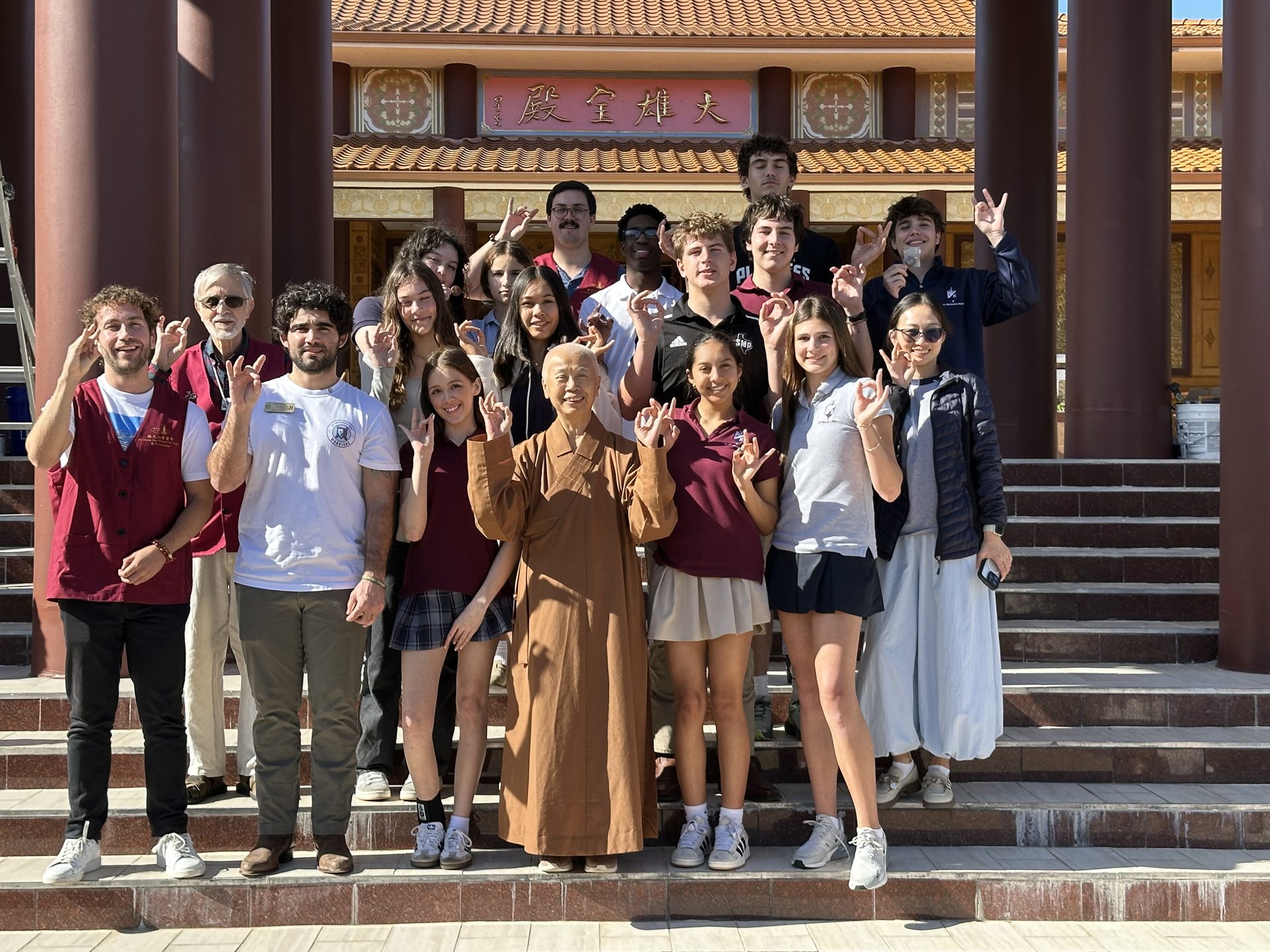 St. Michael’s Preparatory School Visits Xiangyun Temple