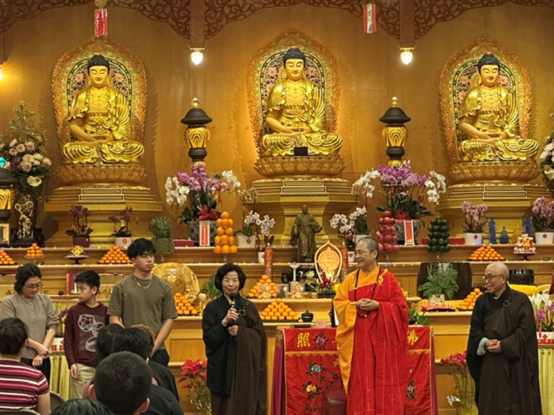 Xiang Yun Temple Community Potluck and Welcoming the Lunar New Year Together