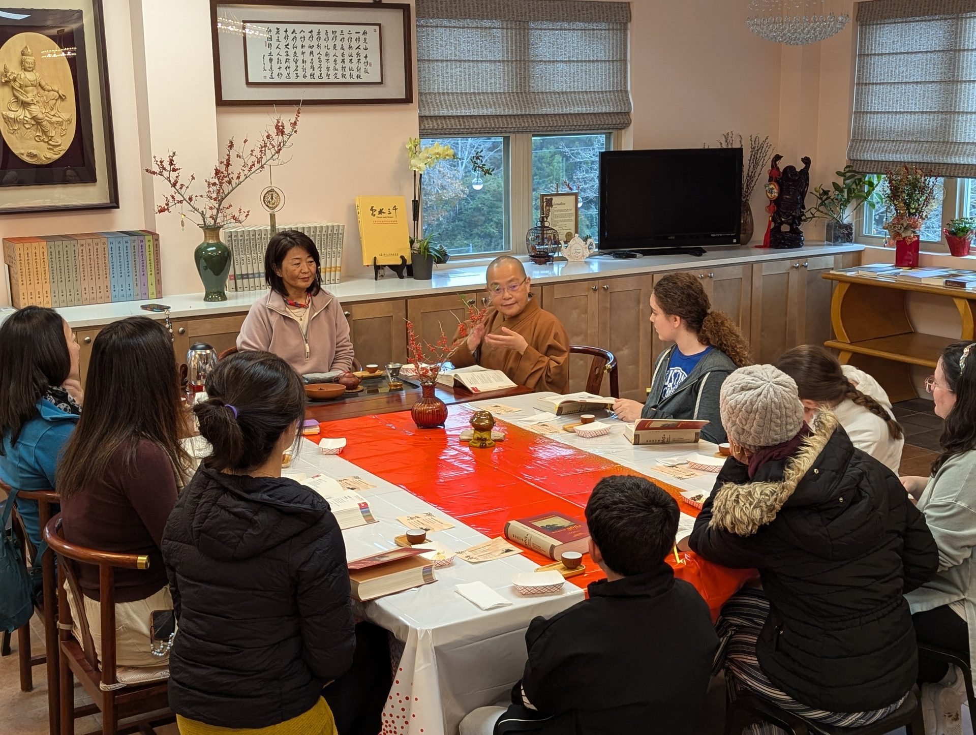 Austin Jewish Academy Students and Teachers Visit Xiang Yun Temple to Explore Buddhist Culture and History
