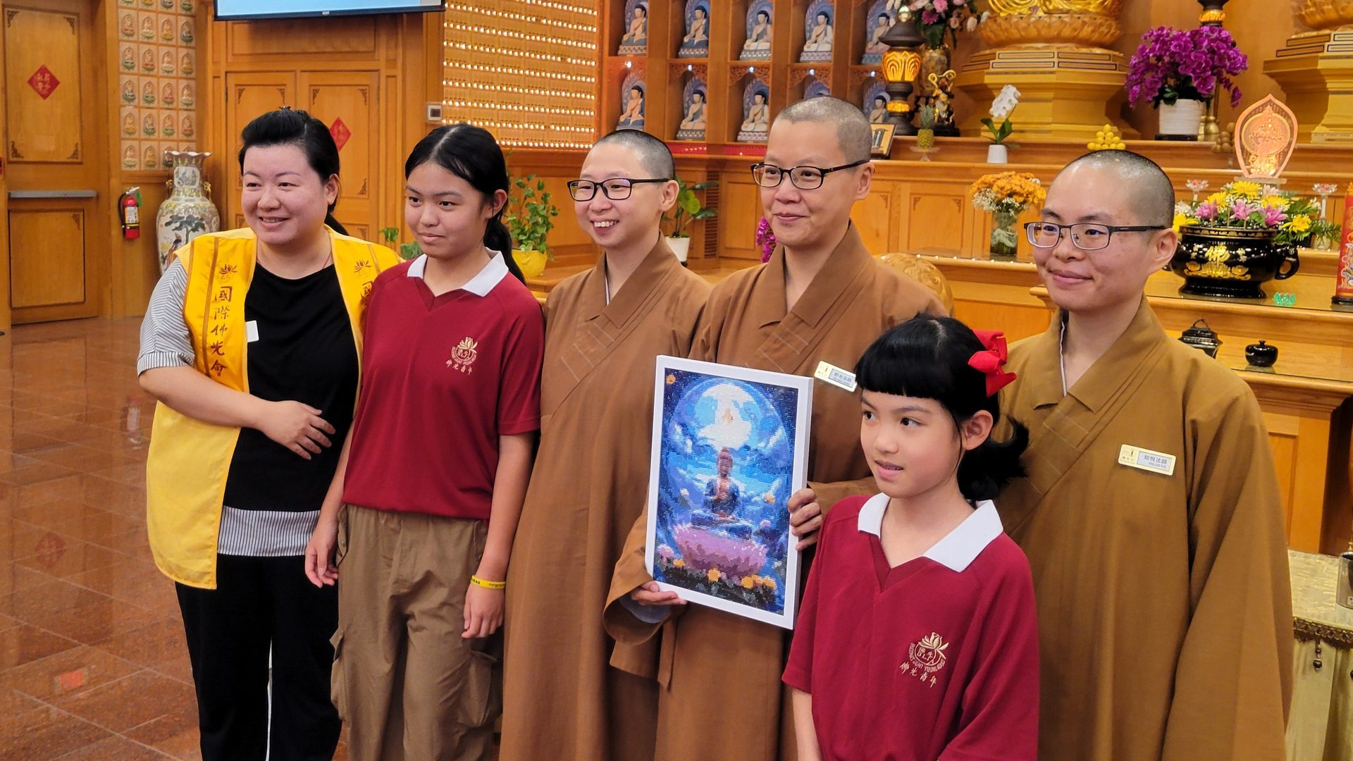 Venerable Miaoguang and Others Visit Xiangyun Temple in Austin for Inspiring Lectures