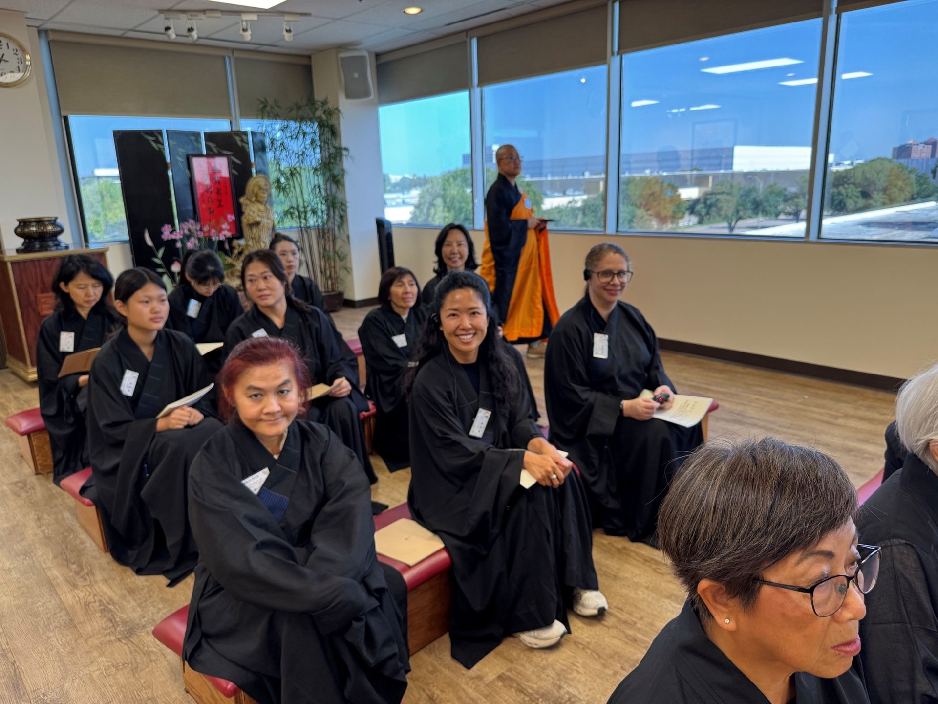 Austin Xiang Yun Temple Devotees Travel to Dallas to Take Precepts and Find Inner Peace at Venerable Hui Kai's Lecture