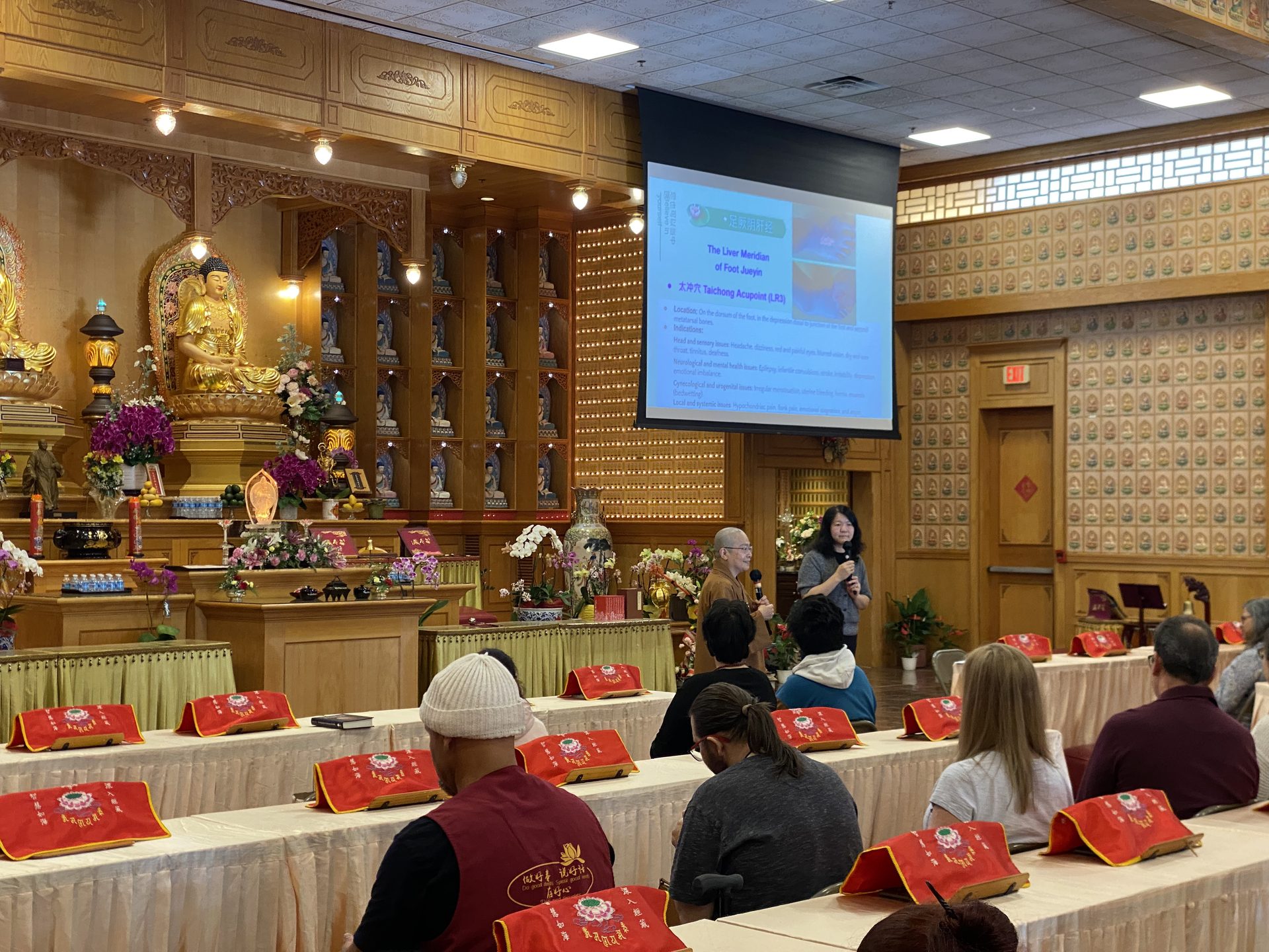 Xiangyun Temple in Austin Hosts Third Health Lecture