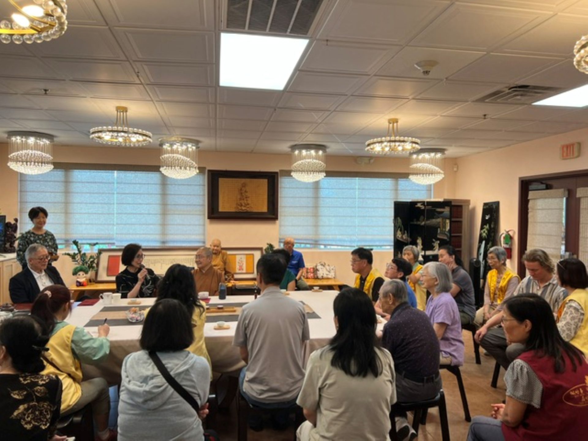 Fo Guang Shan Xiang Yun Temple in Austin Hosts Dharma Lecture by Venerable Lay Dharma Lecturer Chao Ku Huai-Chen