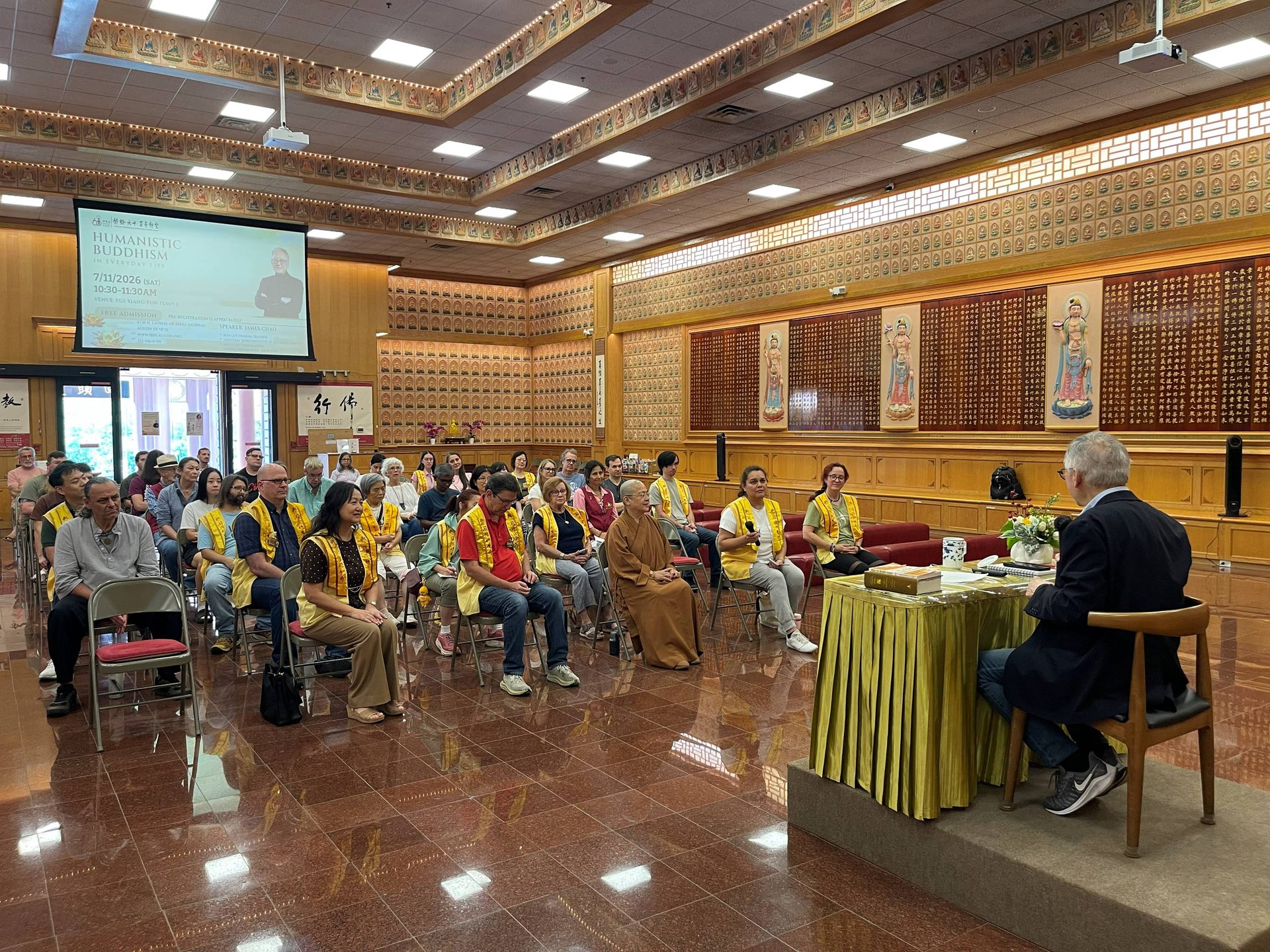 Austin Xiang Yun Temple Hosts Buddhist Lecture
