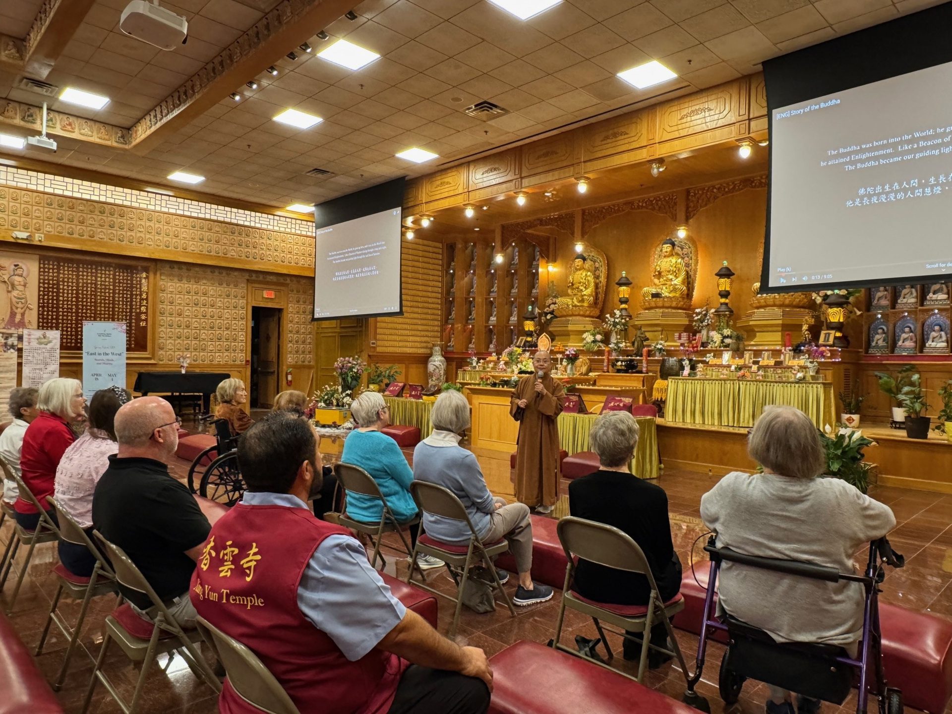 Hacienda Senior Living Home Residents Visit Xiang Yun Temple