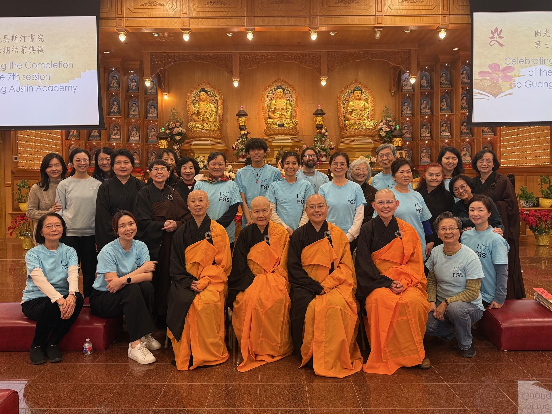 Completion Ceremony of the 7th Term of Fo Guang Austin Academy