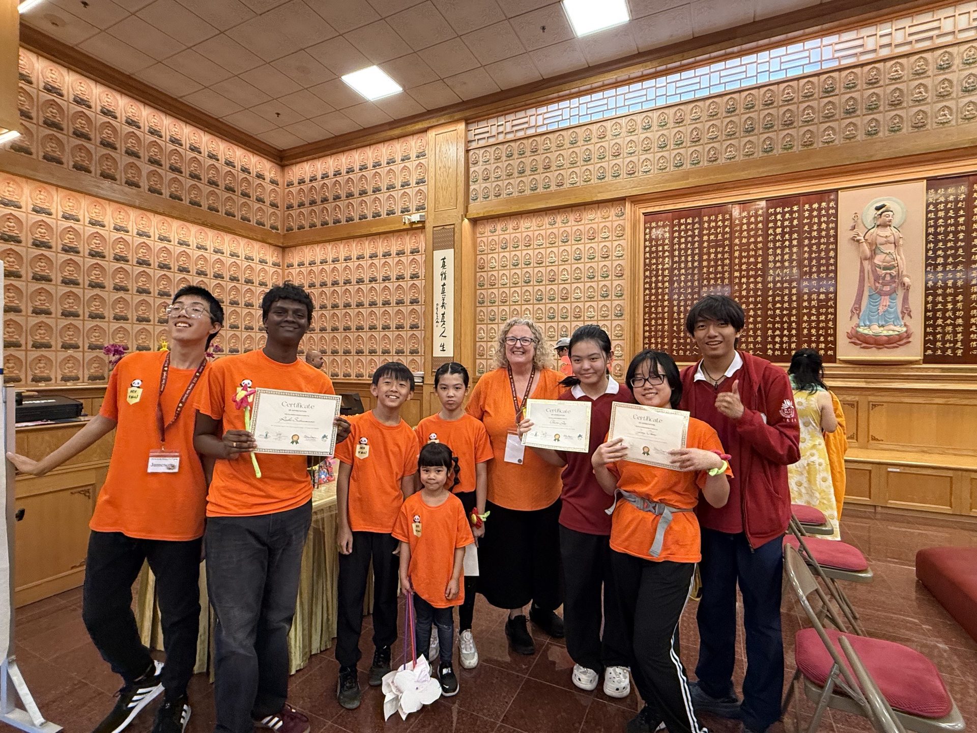 Xiangyun Temple "Three Acts of Goodness Children's Kung Fu Summer Camp" Holds Closing Ceremony and Showcase
