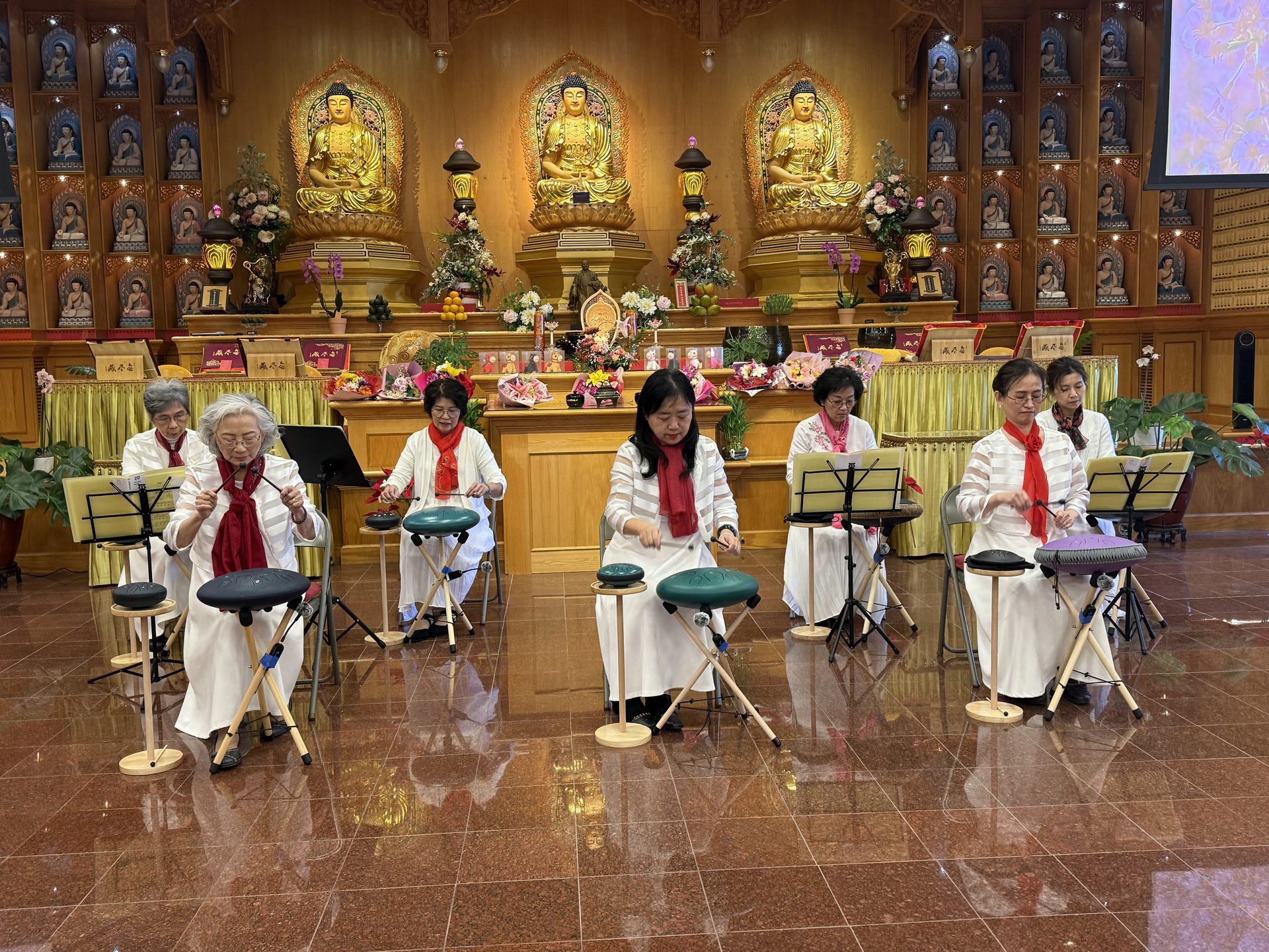 Spreading the Dharma Through Sound, Touching Hearts with Rhythm — Xiangyun Temple's "Steel Tongue Drum Drum Concert" Makes a Healing Debut