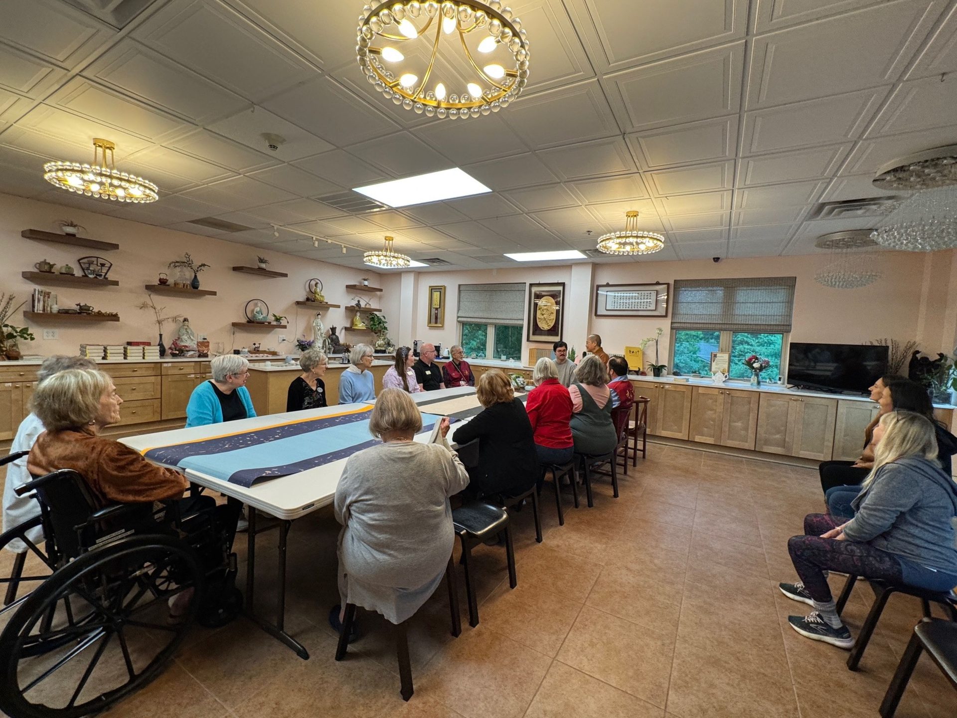Hacienda Senior Living Home Residents Visit Xiang Yun Temple
