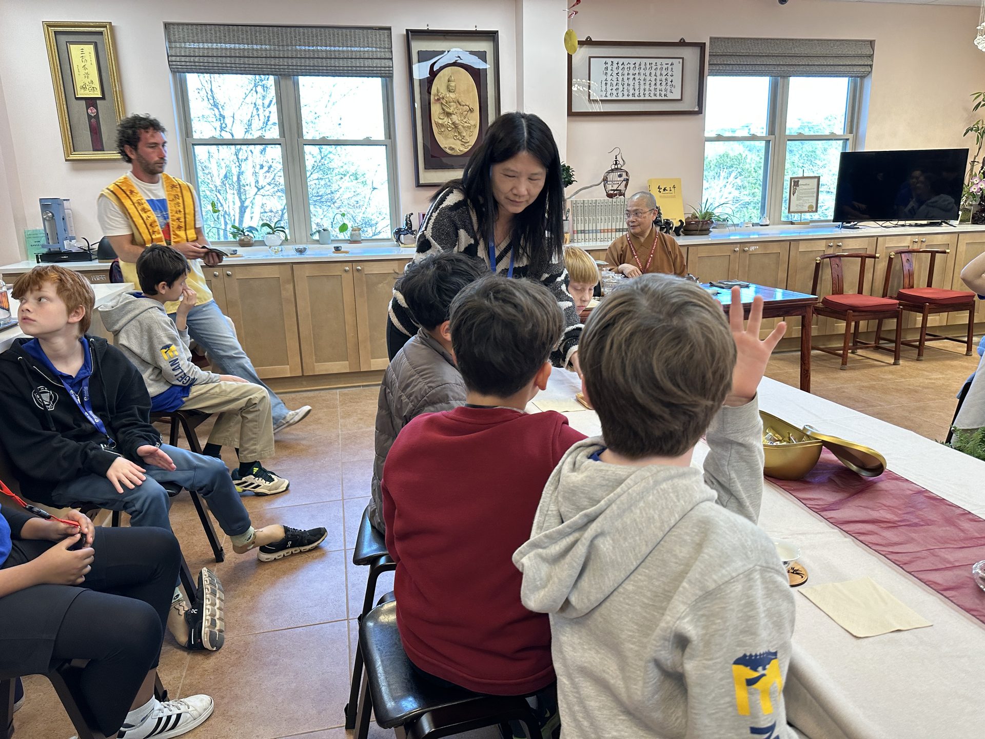 Multicultural Education Field Study — Magellan International School Visits Xiangyun Temple