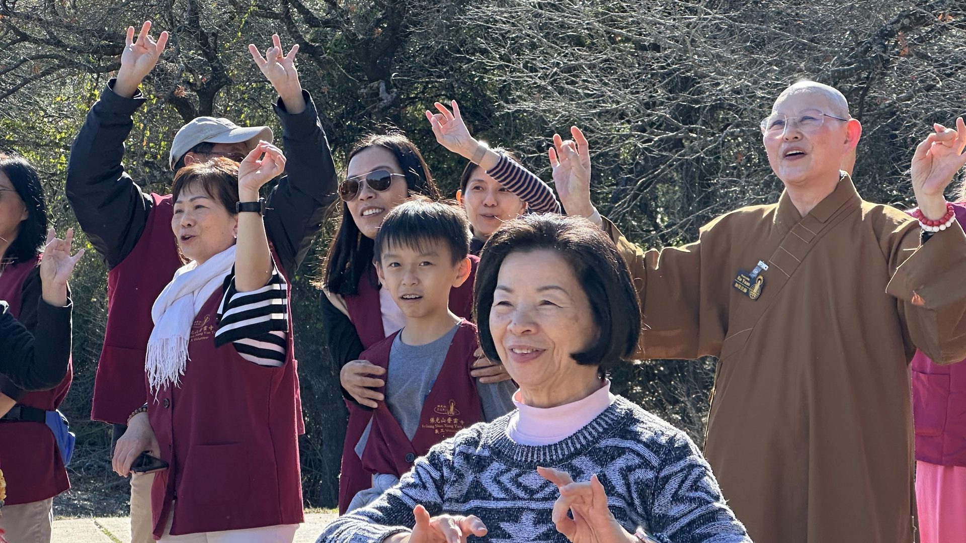 Vietnamese Jade Peace Temple in Houston Visited Xiang Yun Temple