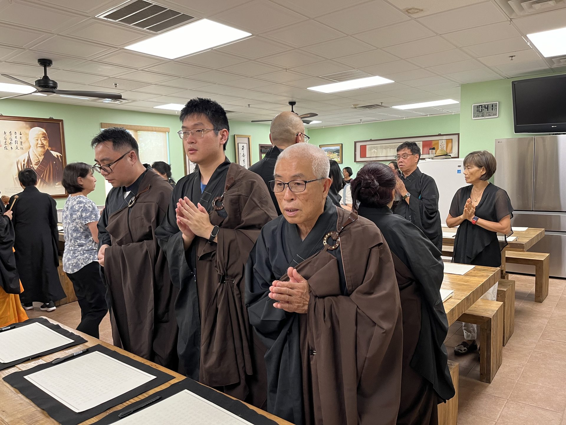 Transcribing Sutras for Merit Dedication Dharma Assembly at Xiang Yun Temple