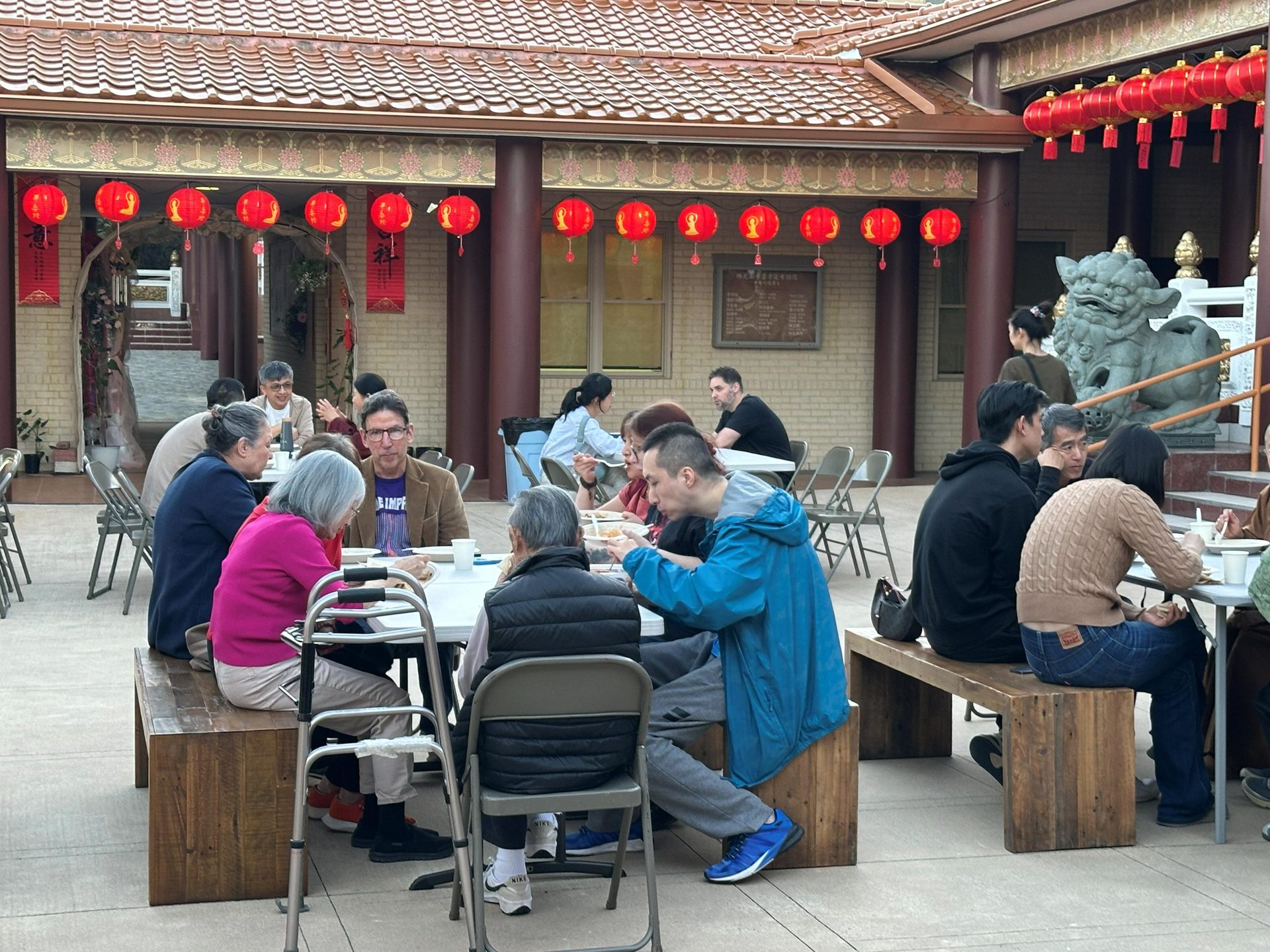 Xiang Yun Temple Community Potluck and Welcoming the Lunar New Year Together