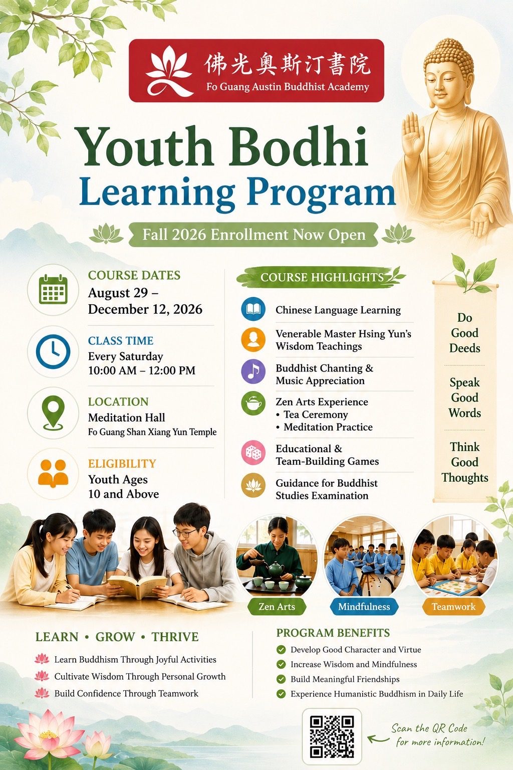 Youth Bodhi Learning Program