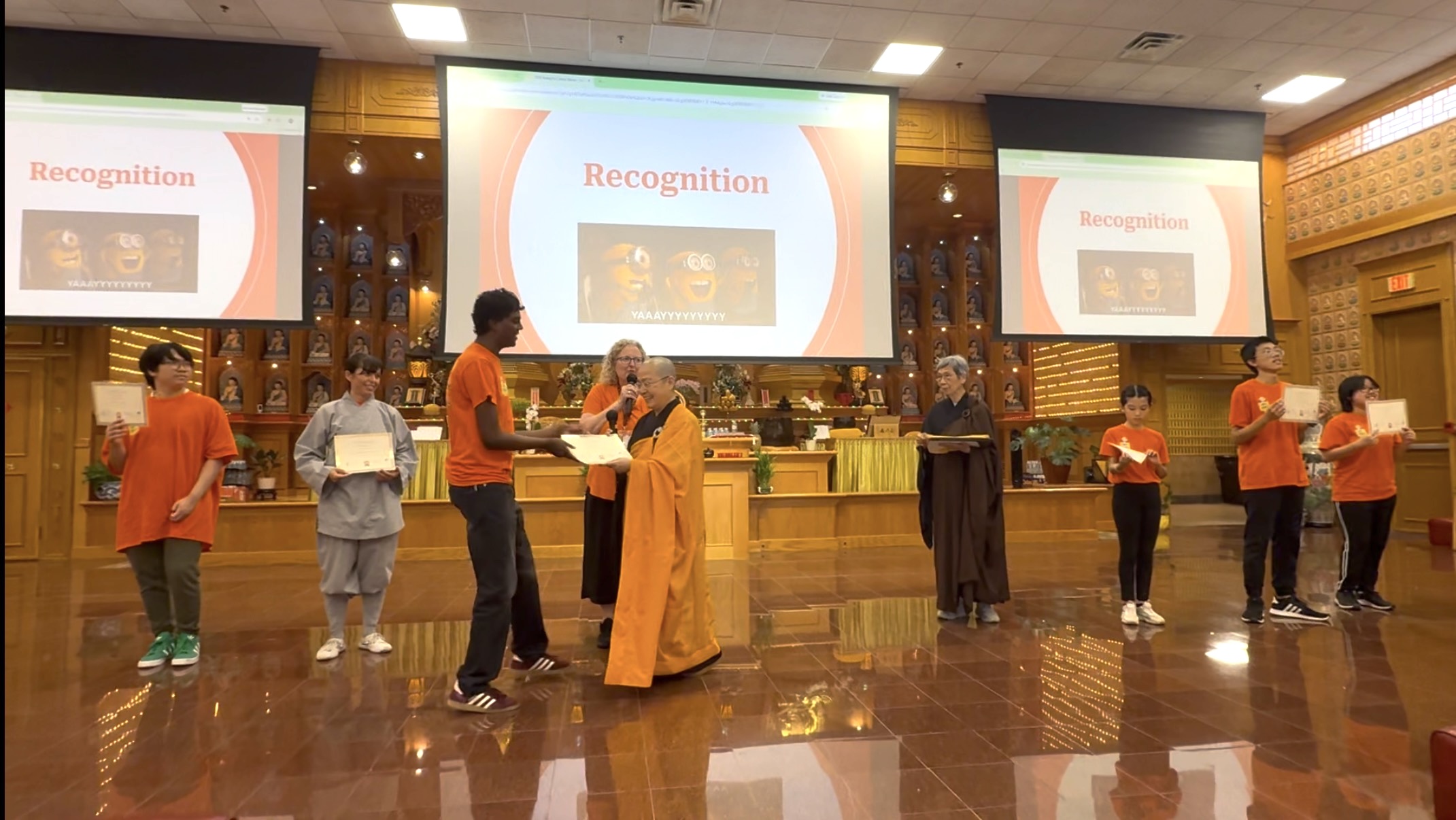 Xiangyun Temple "Three Acts of Goodness Children's Kung Fu Summer Camp" Holds Closing Ceremony and Showcase