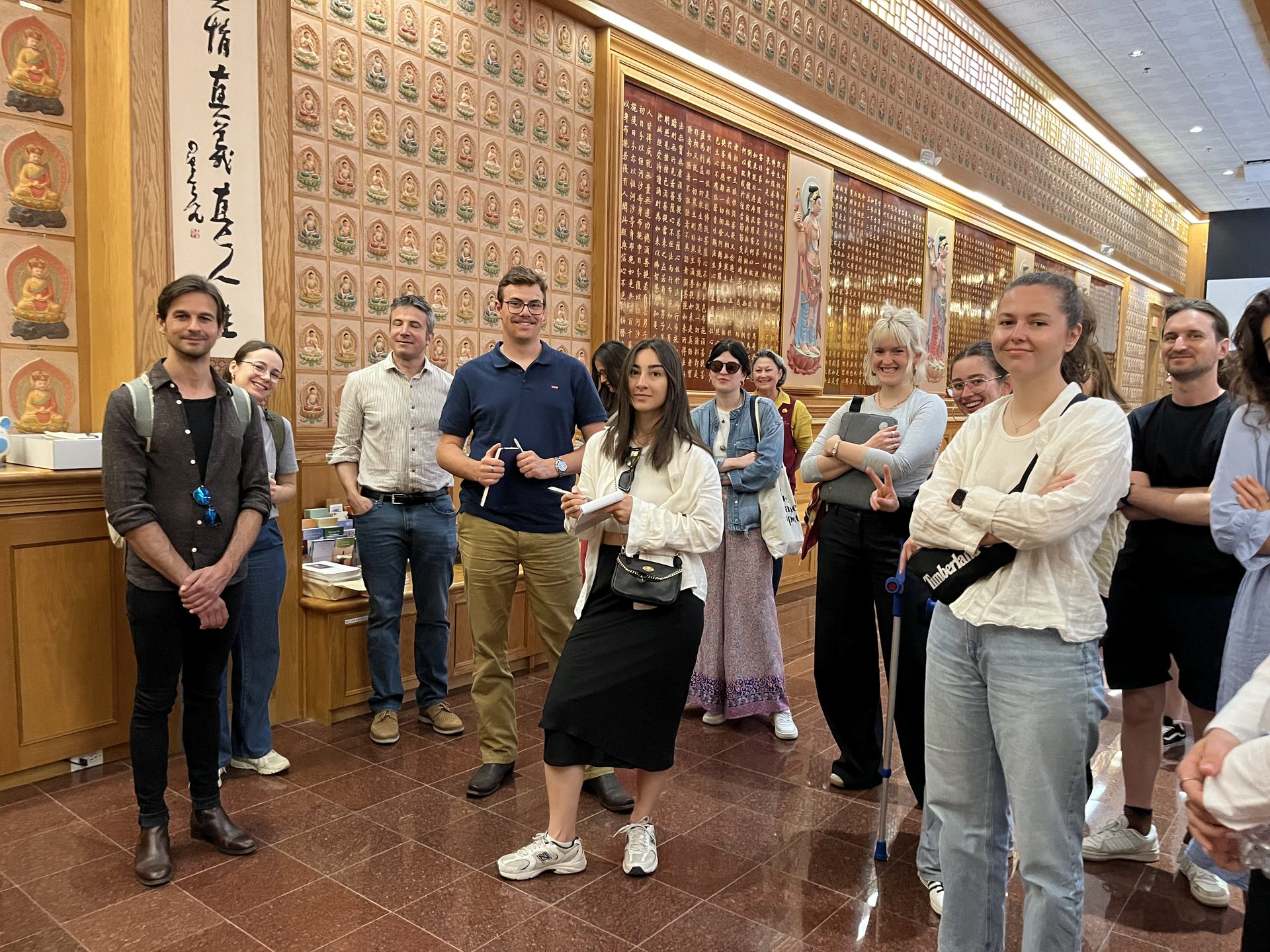 25 Teachers and Students from the University of Zurich in Switzerland Visited Xiangyun Temple