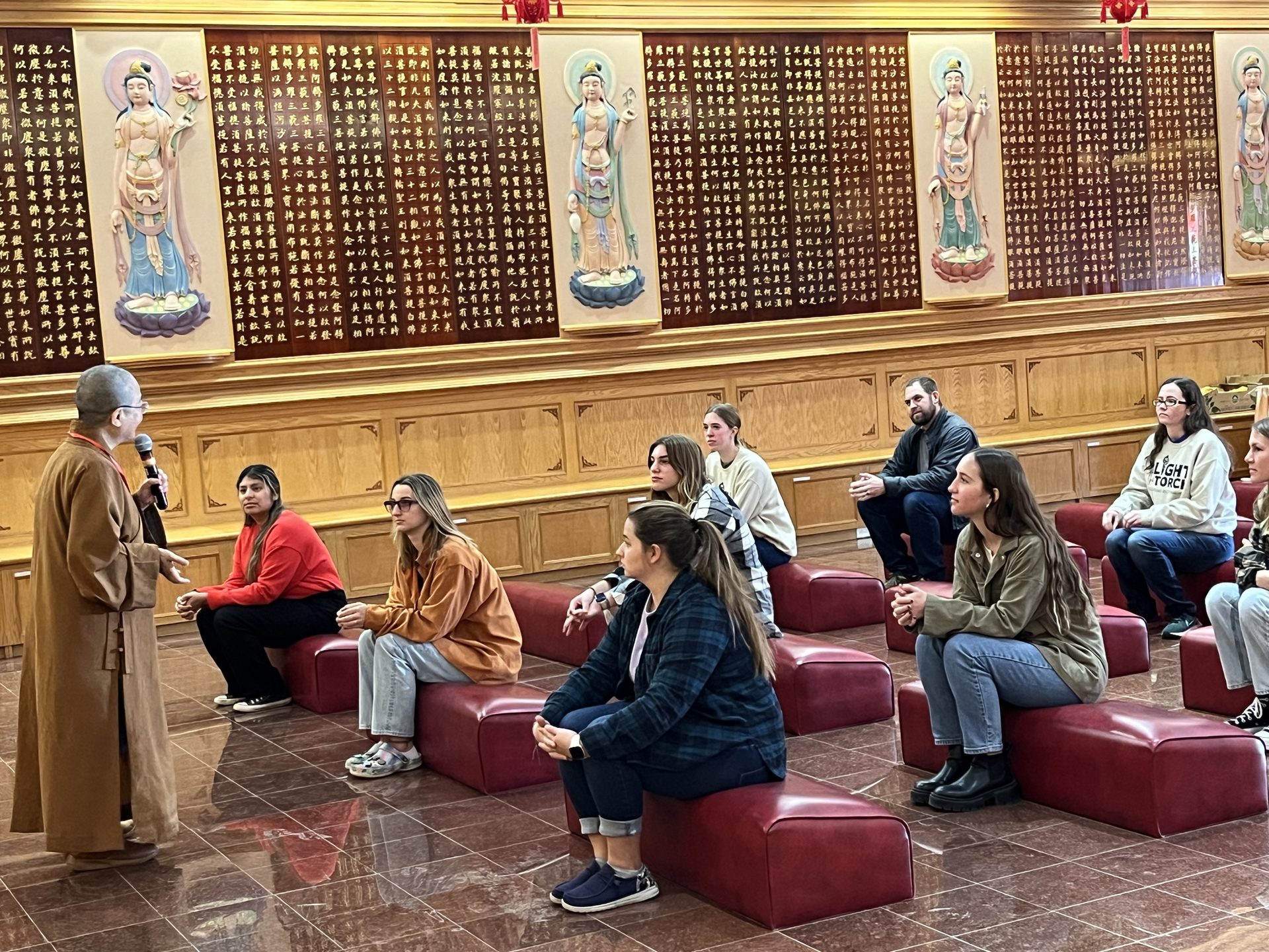 Tejas Camp and Retreat 師生來訪香雲寺