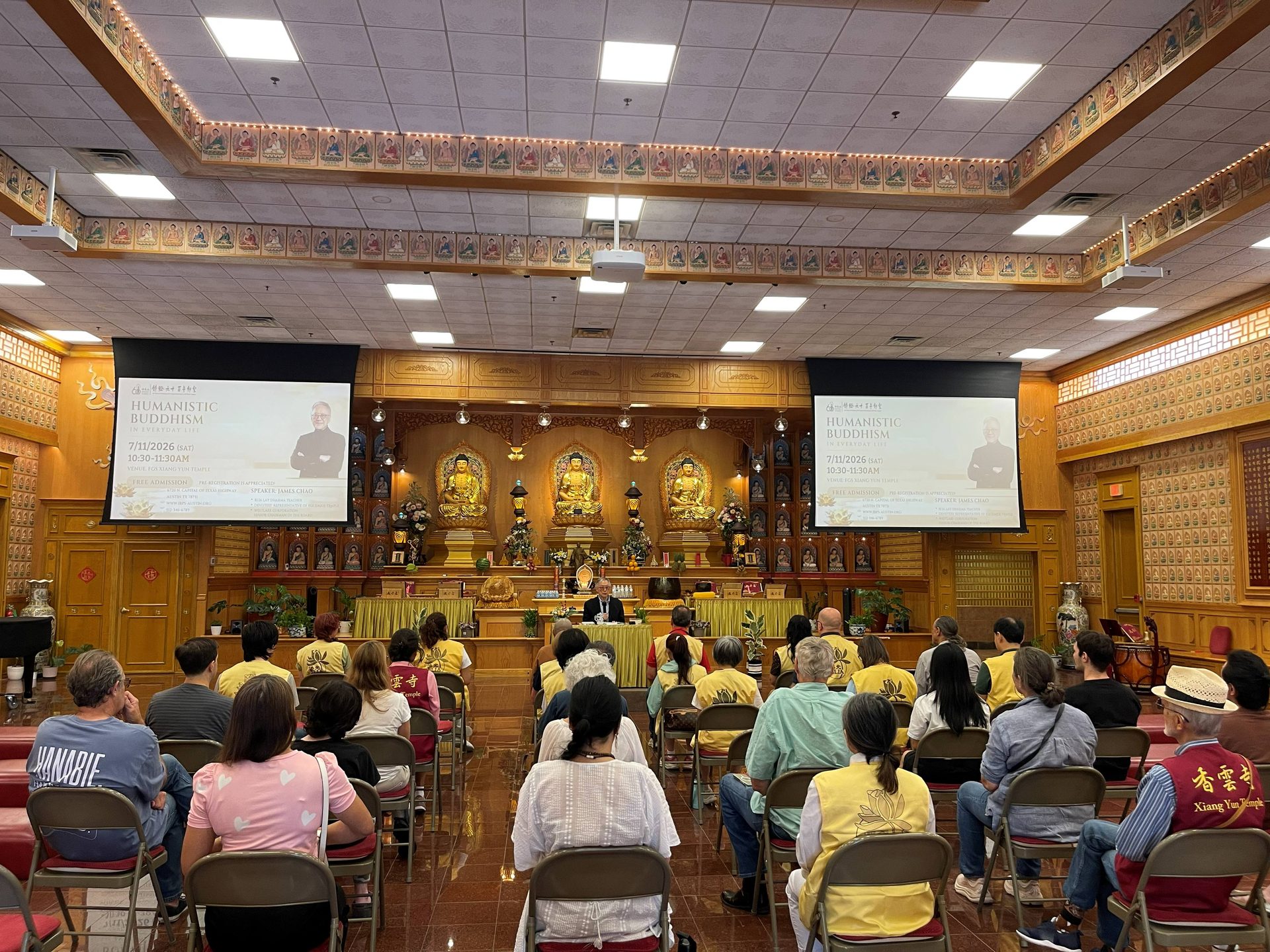 Austin Xiang Yun Temple Hosts Buddhist Lecture