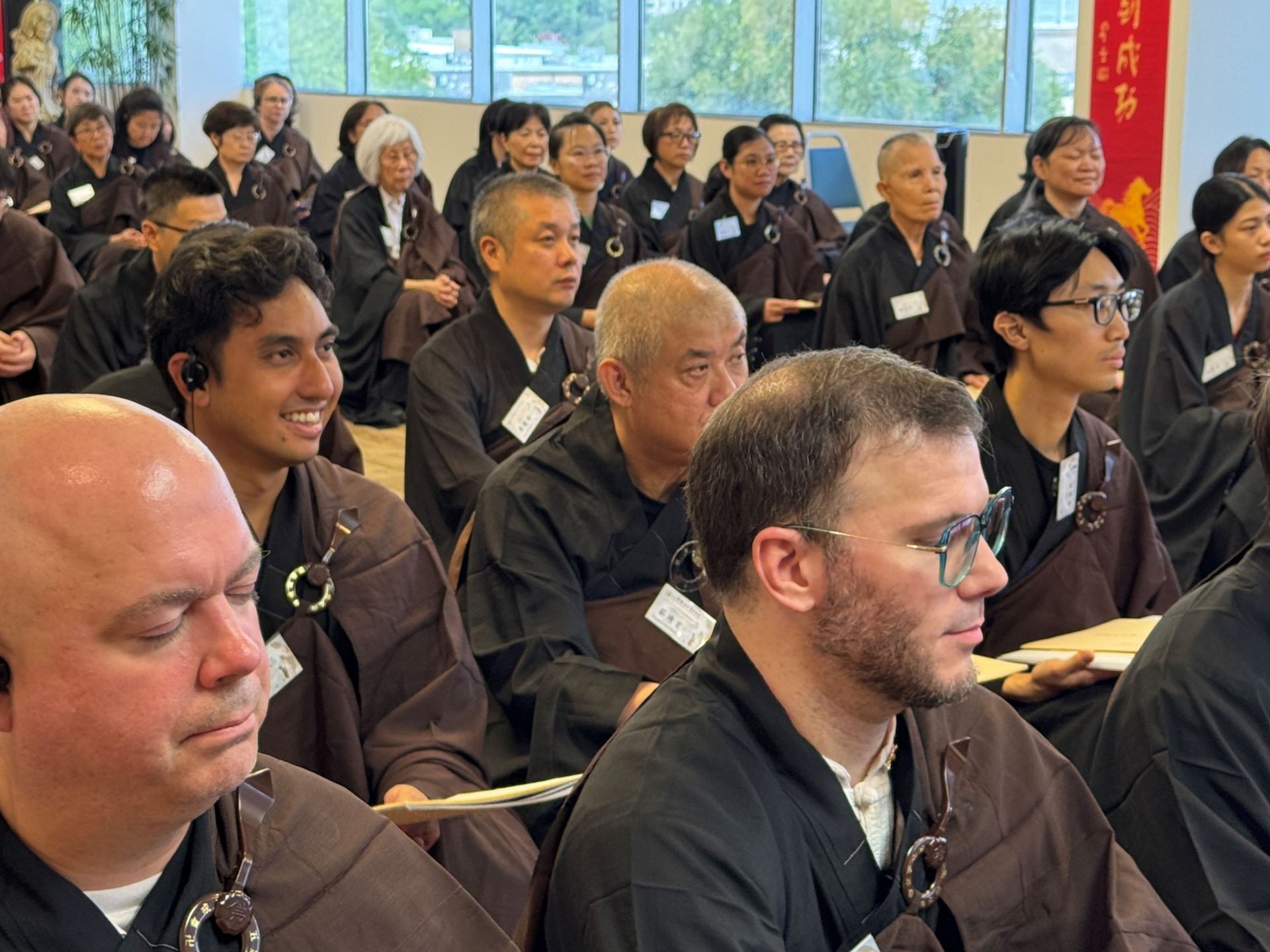 Austin Xiang Yun Temple Devotees Travel to Dallas to Take Precepts and Find Inner Peace at Venerable Hui Kai's Lecture