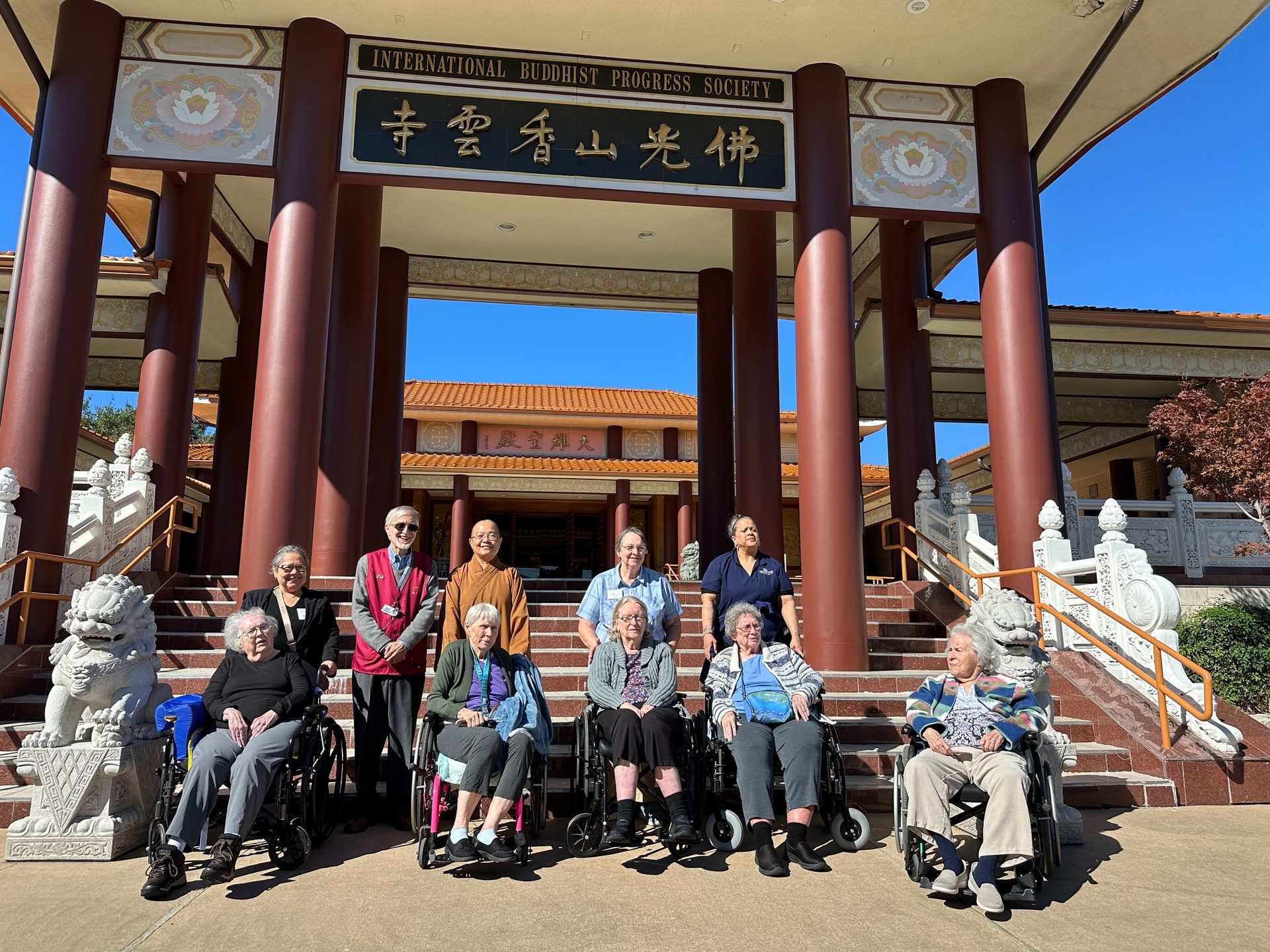Westminster Senior visits Xiangyun Temple