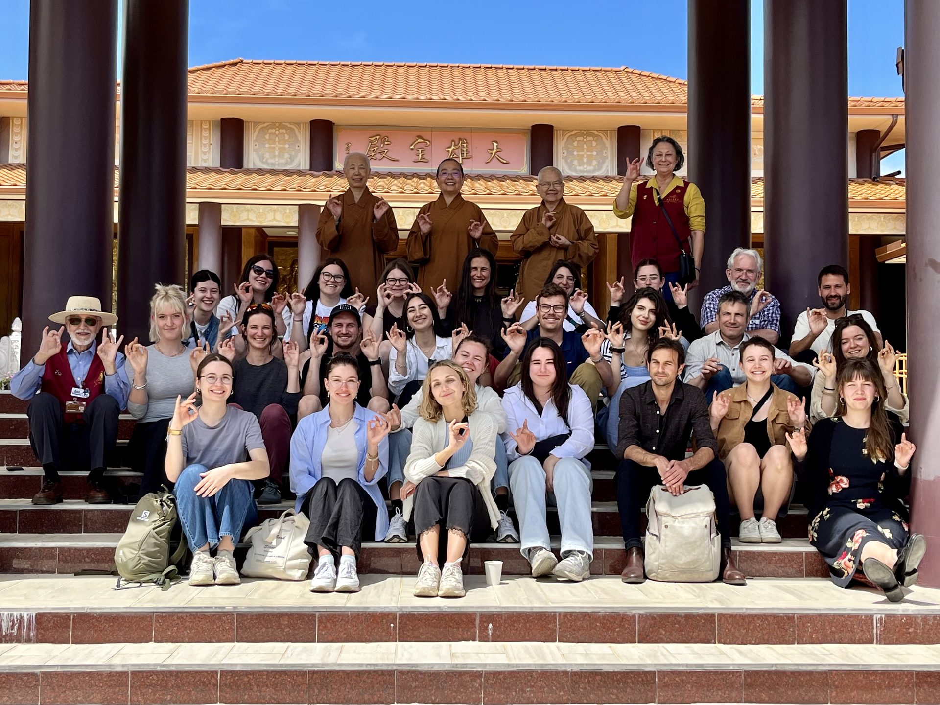 25 Teachers and Students from the University of Zurich in Switzerland Visited Xiangyun Temple