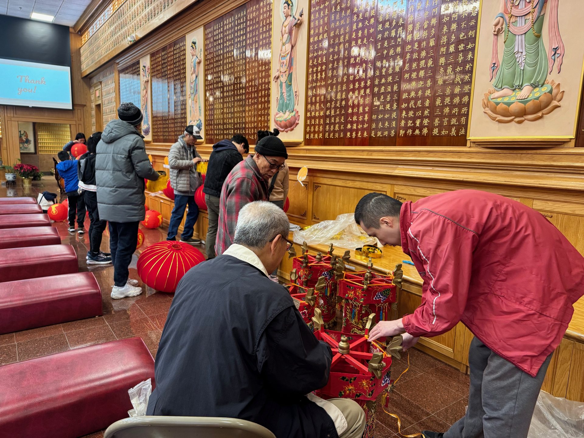 Lanterns Hang High at Austin Xiang Yun Temple: Welcoming the New Year Through Icebreaker Activities
