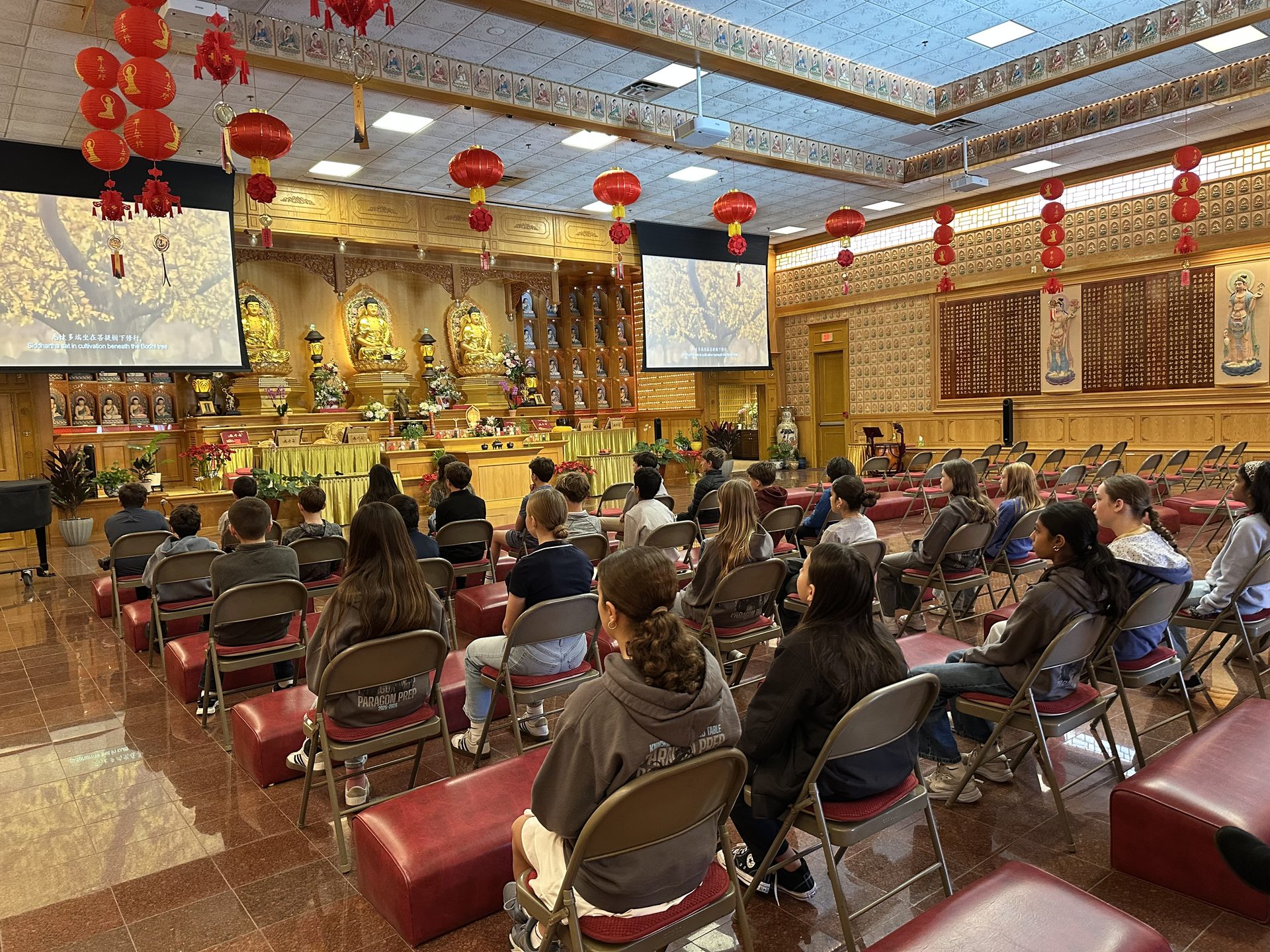 Xiangyun Temple Hosts Paragon Prep Elementary School World Culture Program Visit