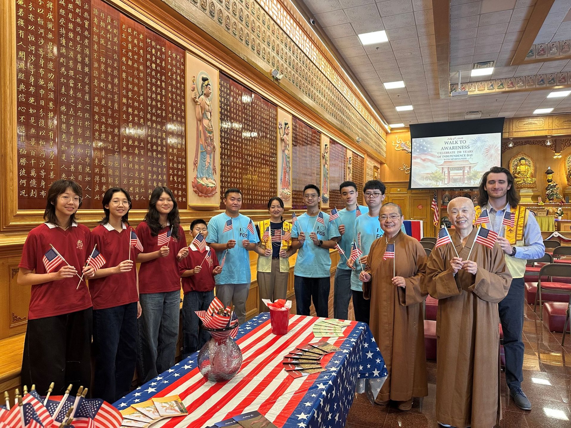 Expanding Global Horizons and Broadening Perspectives: Fo Guang University Students Intern at Xiang Yun Temple in Texas, Deeply Experiencing Buddhism and Multiculturalism